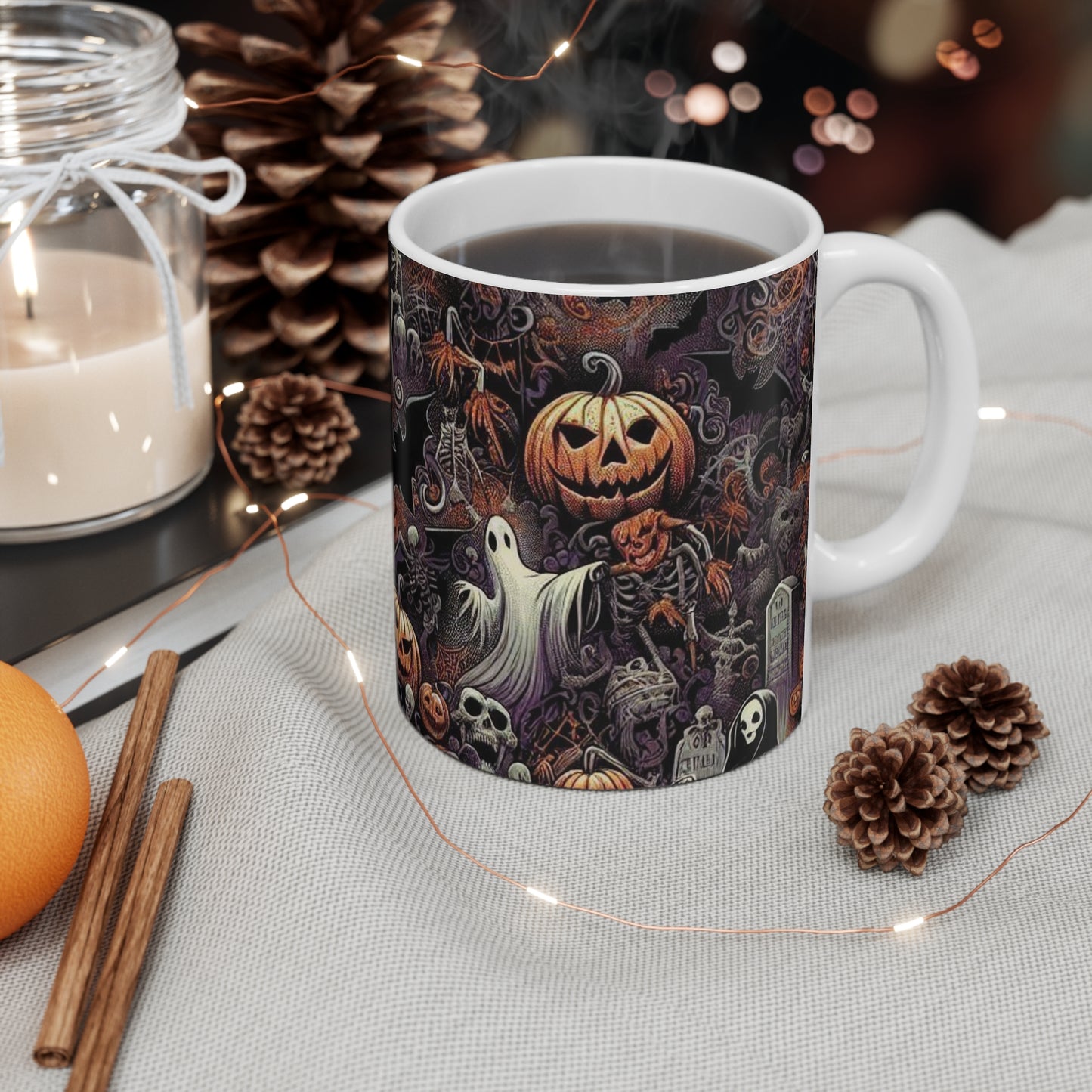 Haunted Harvest - 11oz White Mug