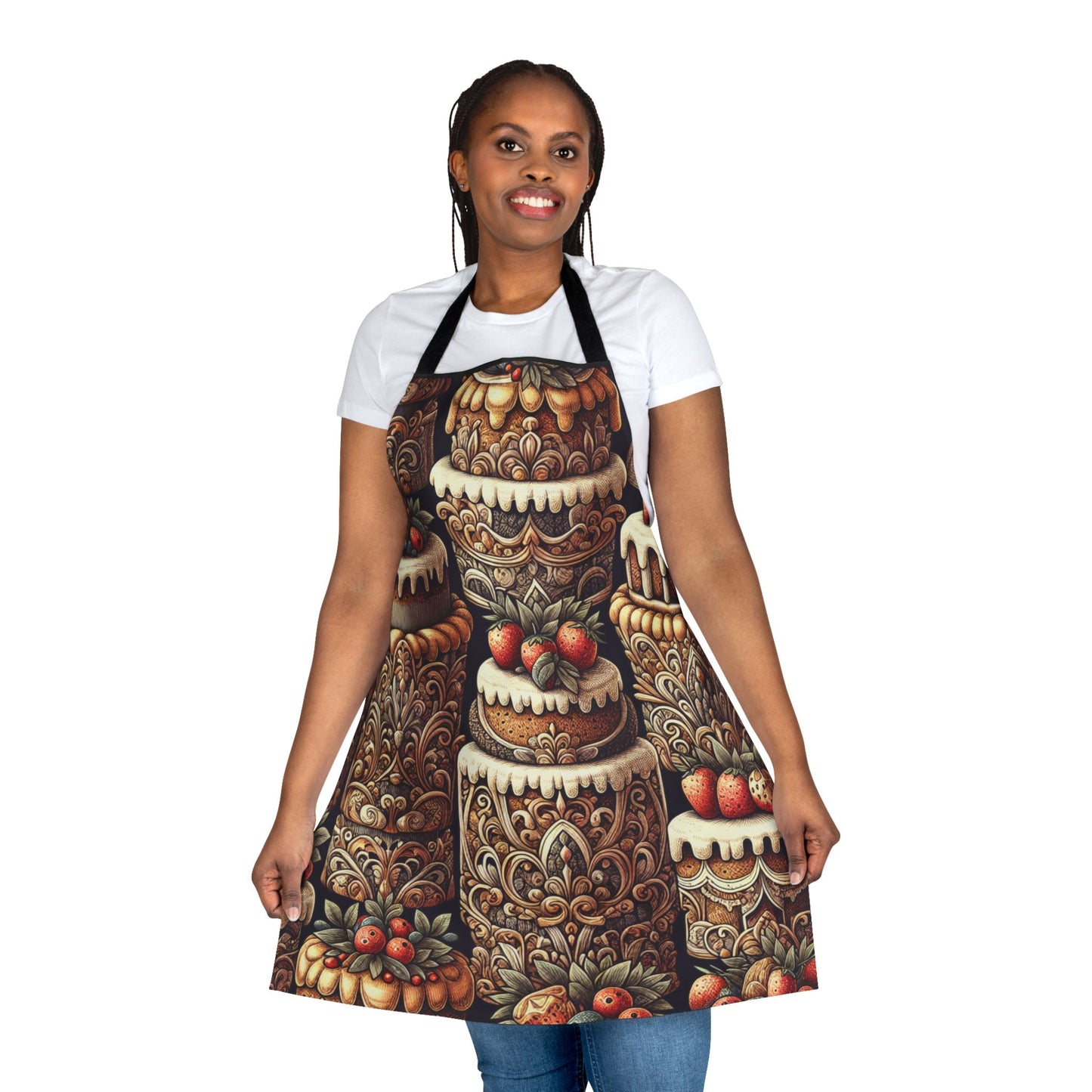 Dark Decadence - Black - Gothic Kitchen Apron