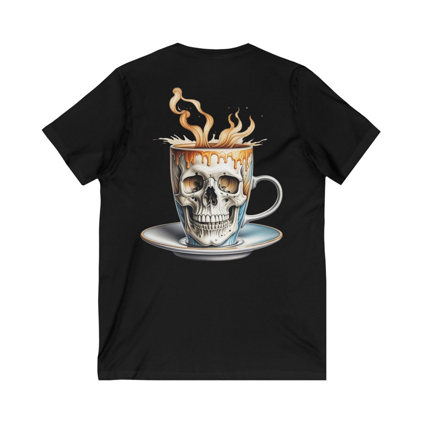 Dark and Bitter - Unisex Jersey Short Sleeve V-Neck Tee - Gothic T-Shirt