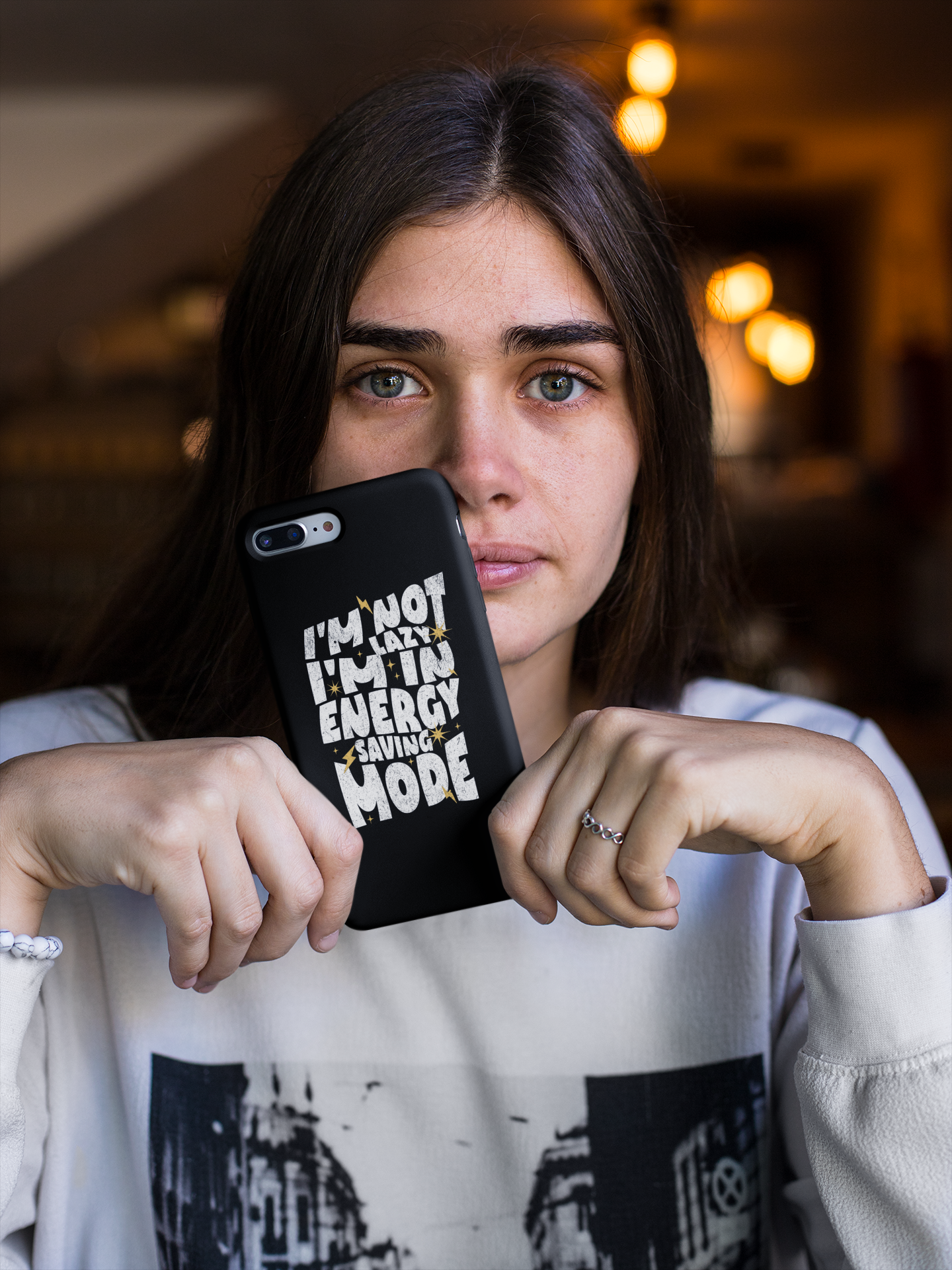 I'm Not Lazy - Tough Cases - Black - For Samsung, Pixel & iPhone