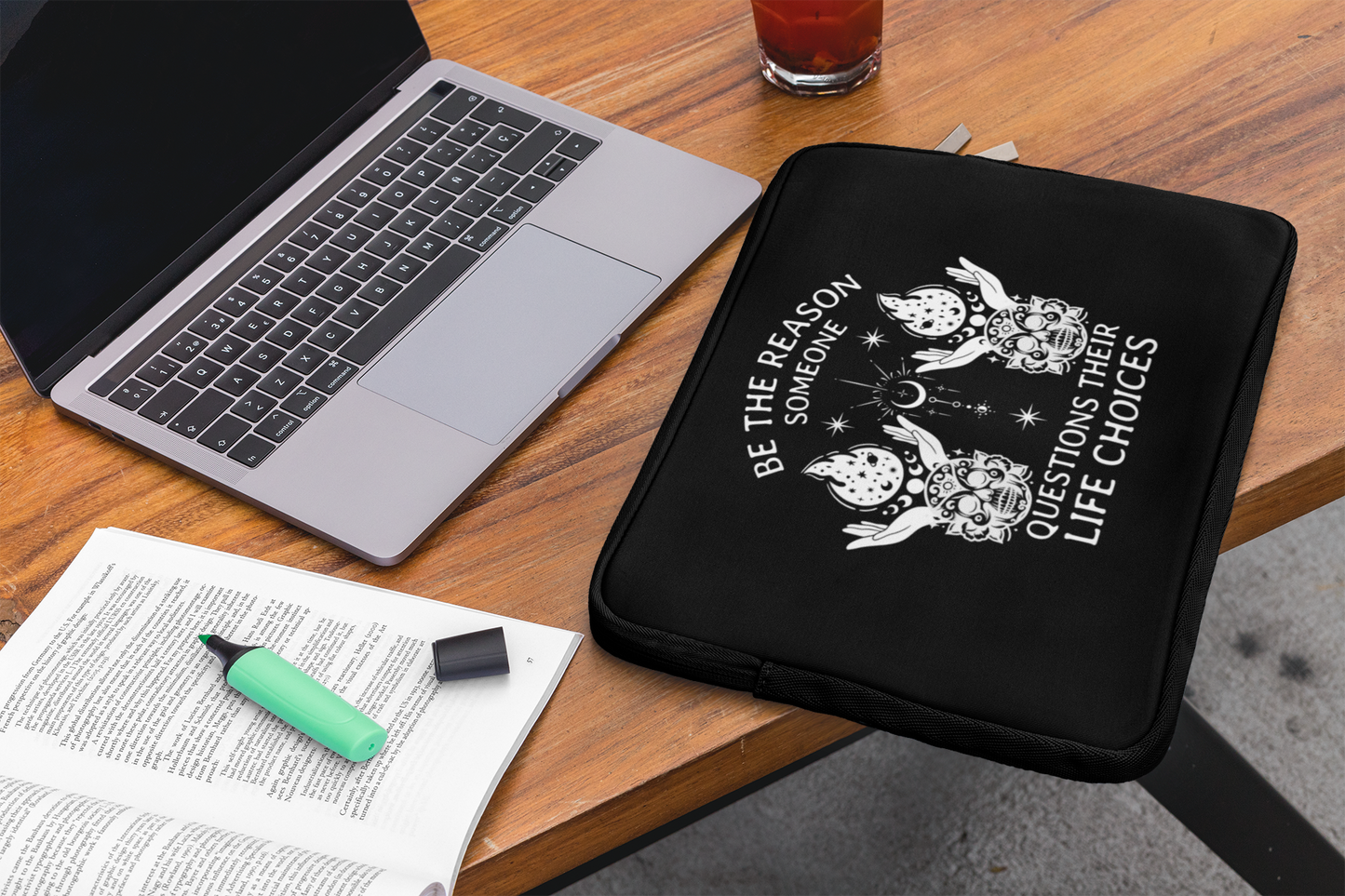 Be The Reason - Gothic Laptop Sleeve