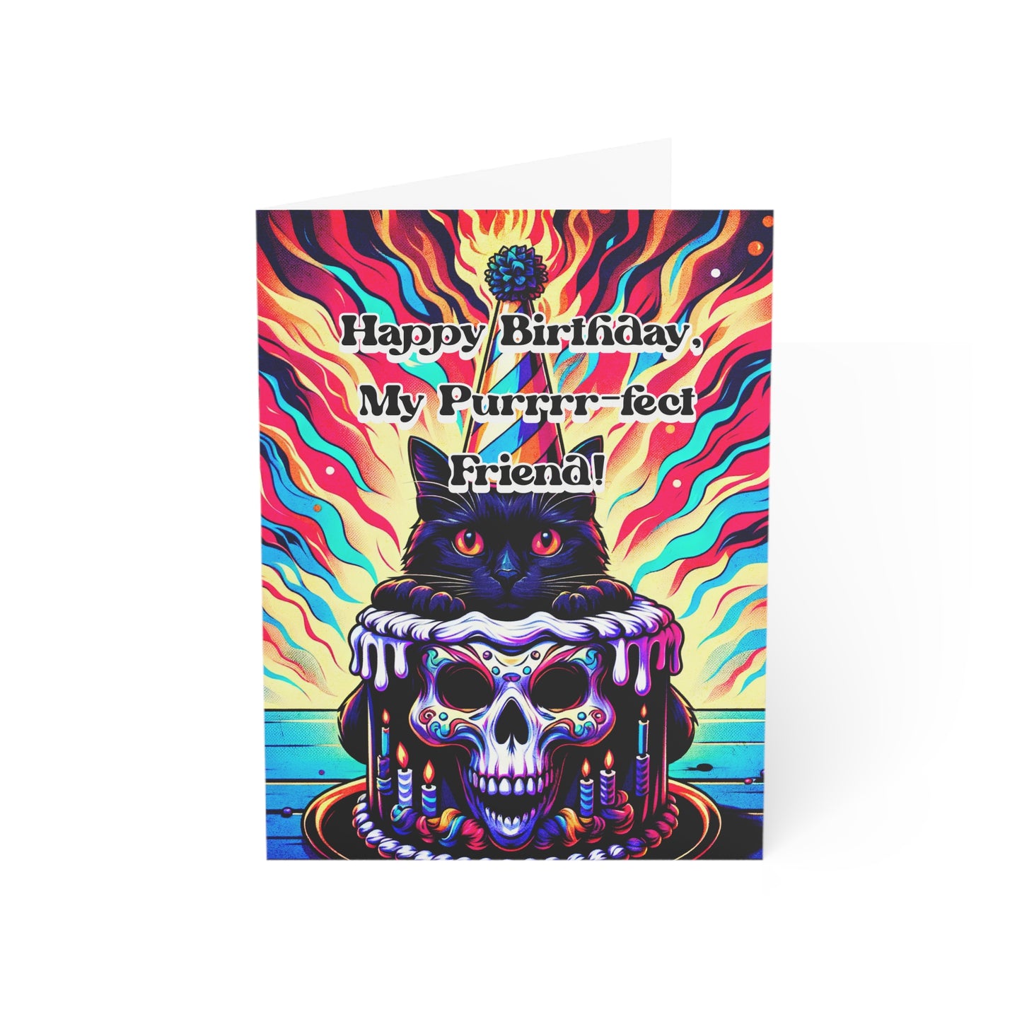 My Purrr-fect Friend - Alternative Birthday Wishes Card