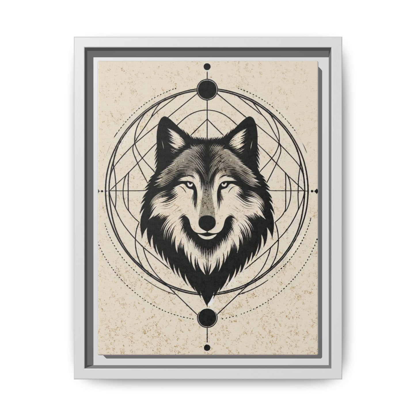 Lunar Majesty - Gothic Framed Matte Canvas Print