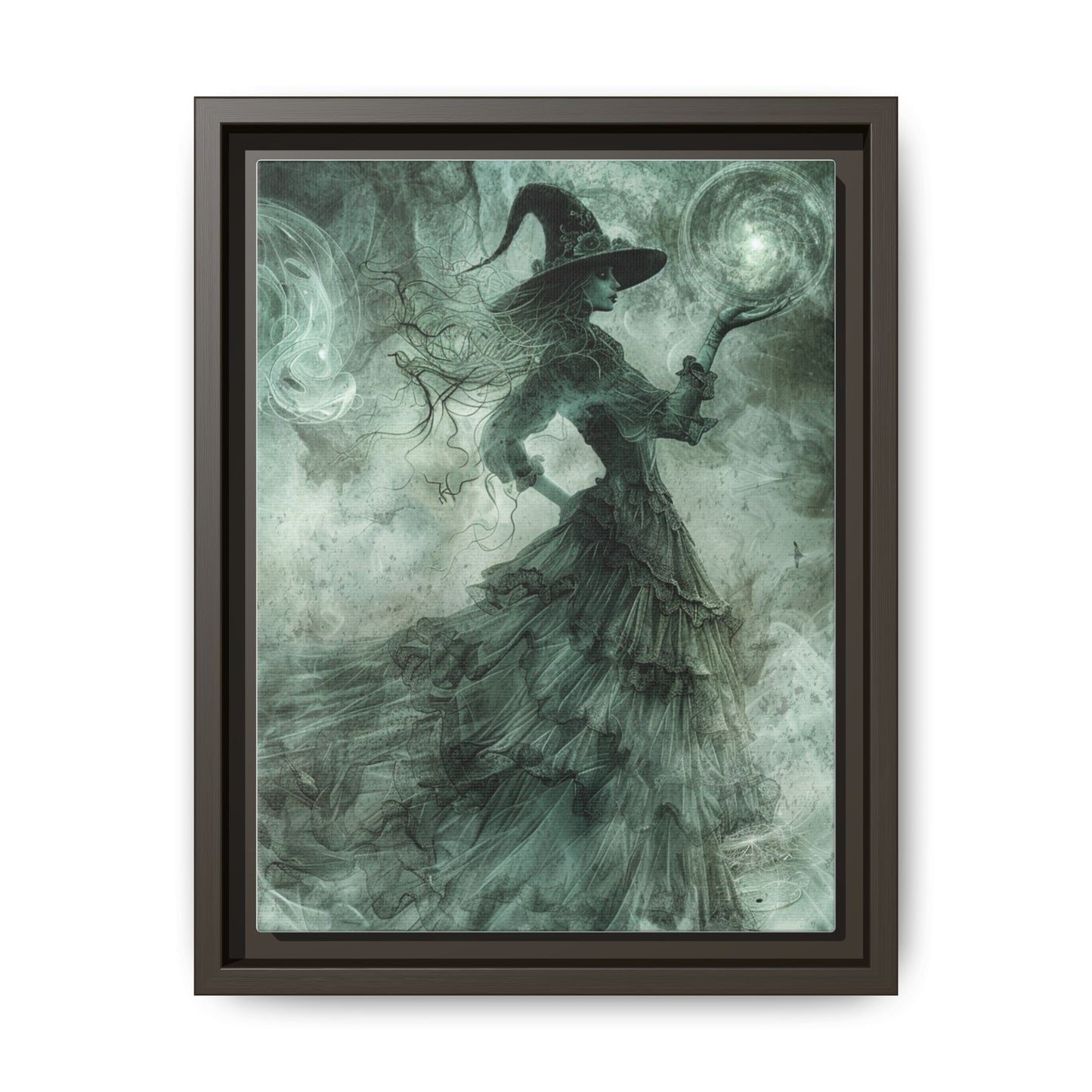 Witch's Wisdom - Framed Matte Canvas Print
