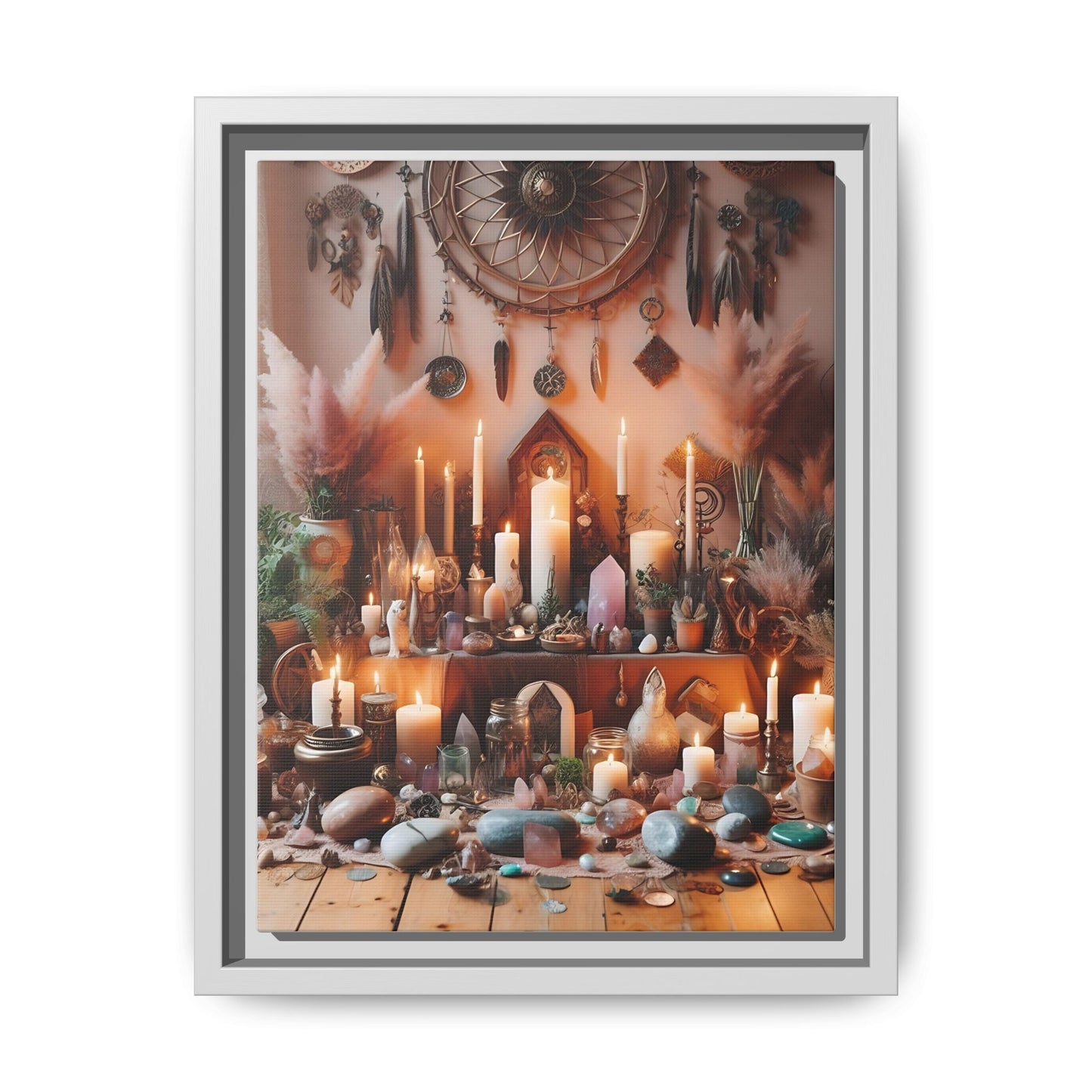 Sacred Space - Framed Matte Canvas Print