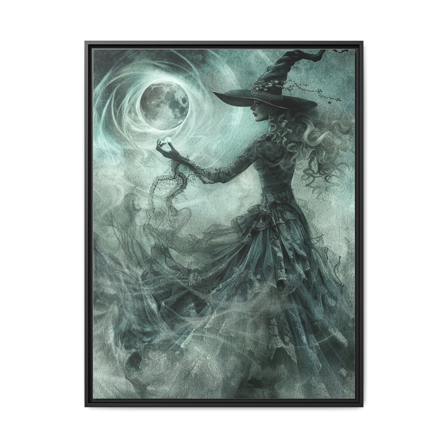 Spellcraft Secrets - Gothic Framed Matte Canvas Print