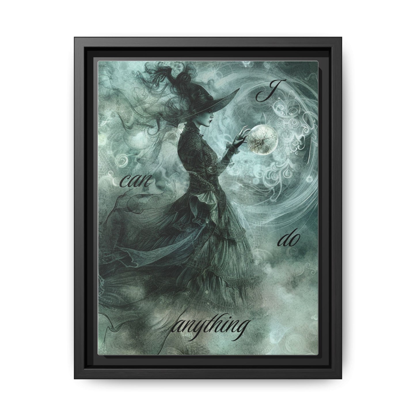 I Can Do Anything - Gothic Positive Affirmation Framed Matte Canvas Print