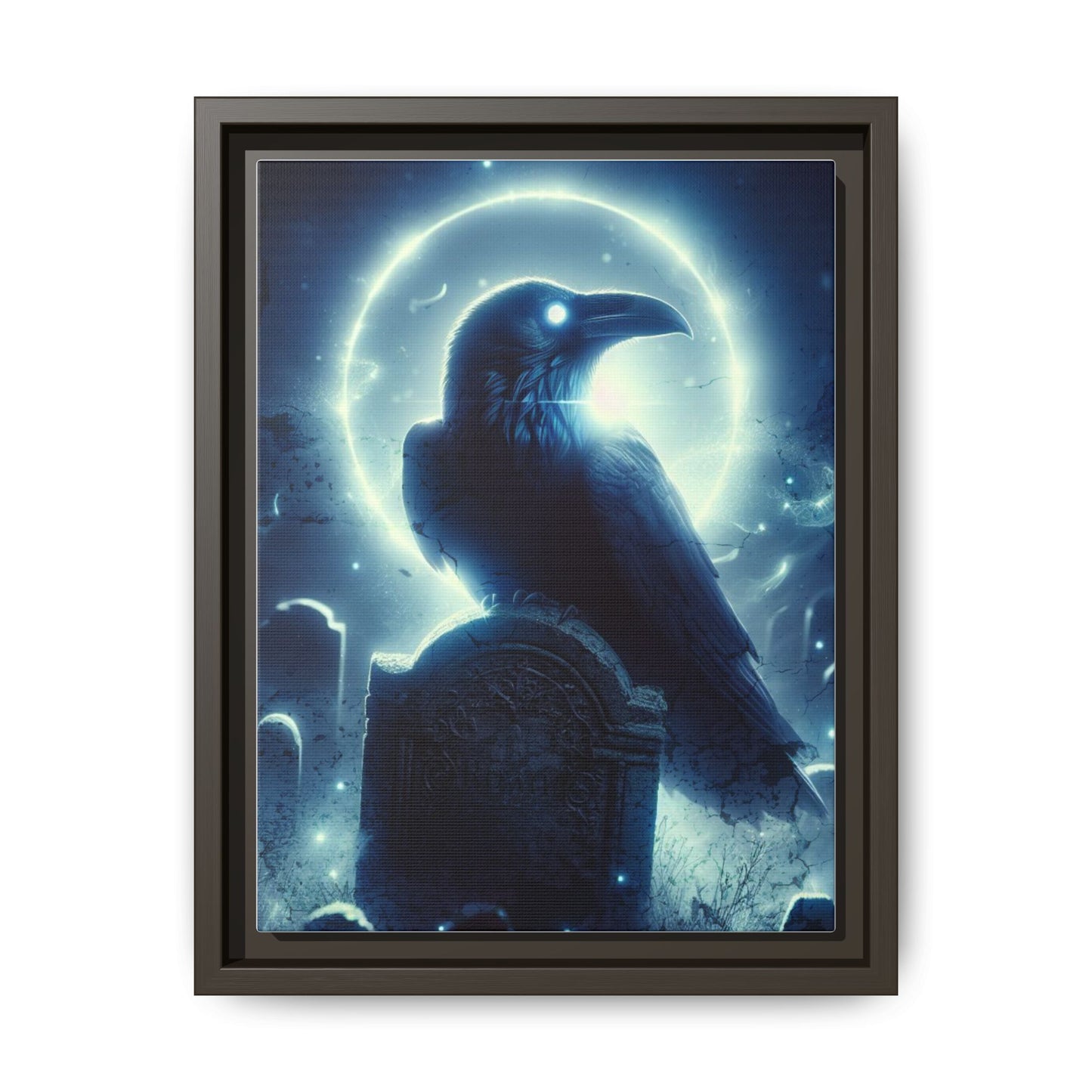 Ethereal Guardian - Framed Matte Canvas Art