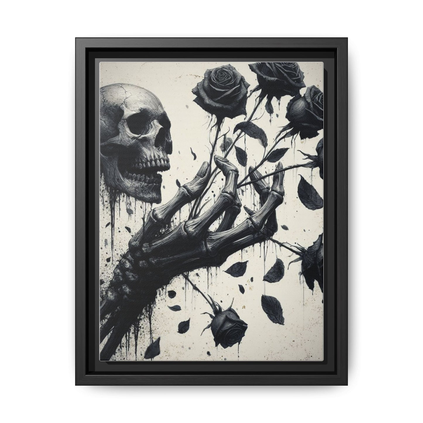 Sage Secrets - Gothic Framed Matte Canvas Print
