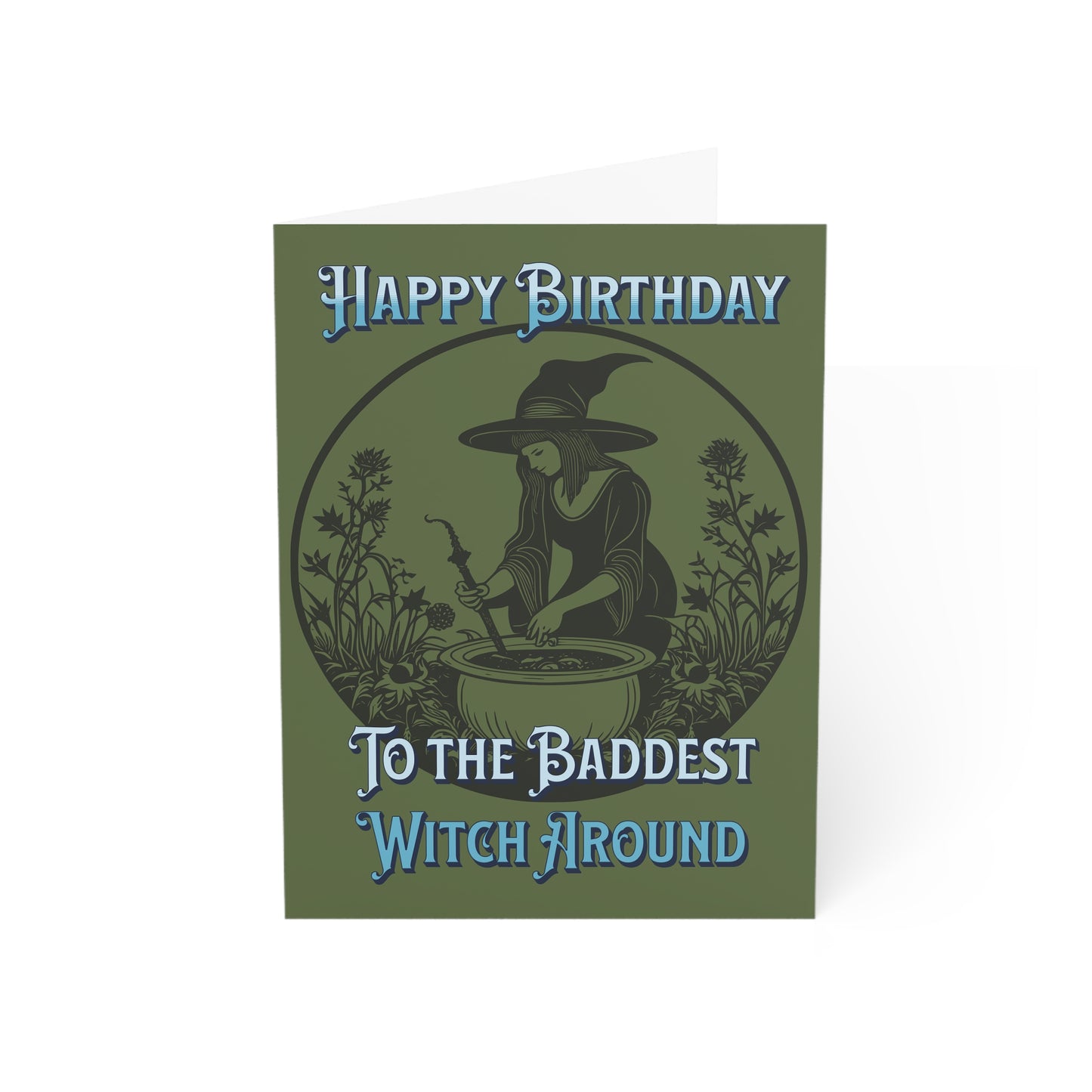 The Baddest Witch - Alternative Birthday Card
