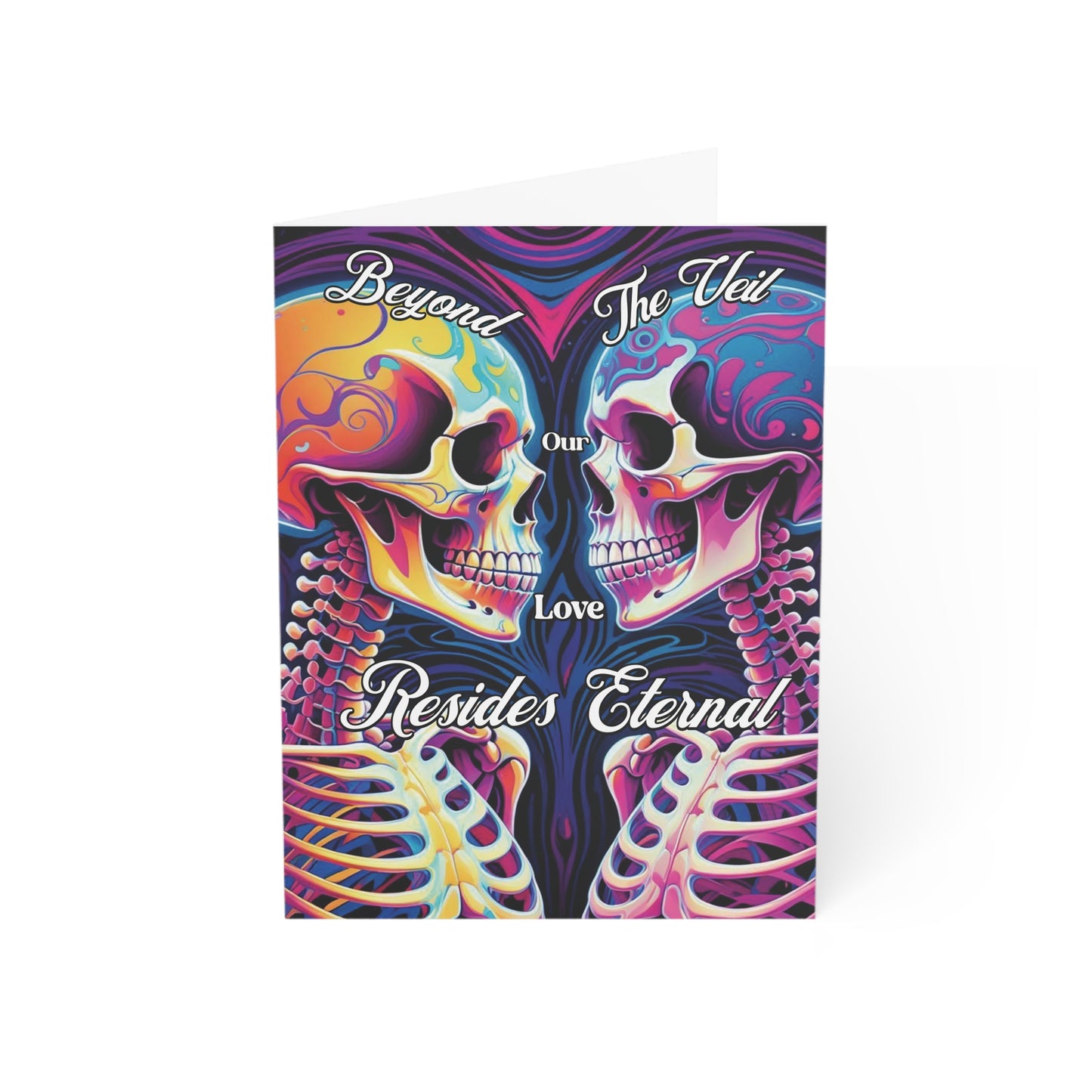 Beyond the Veil - Alternative Greeting Card for Romantic Goths