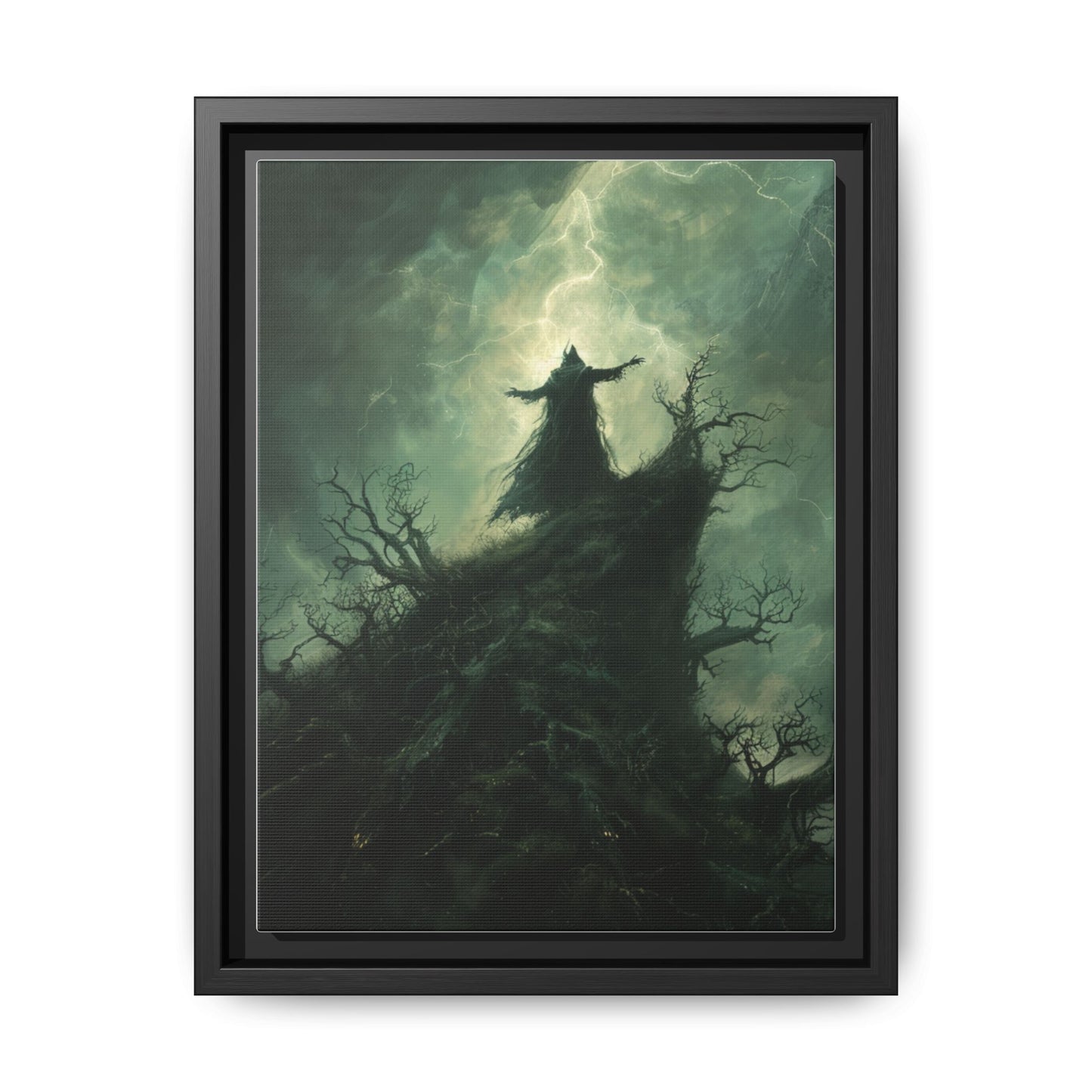 Stormcaller - Framed Matte Canvas Art