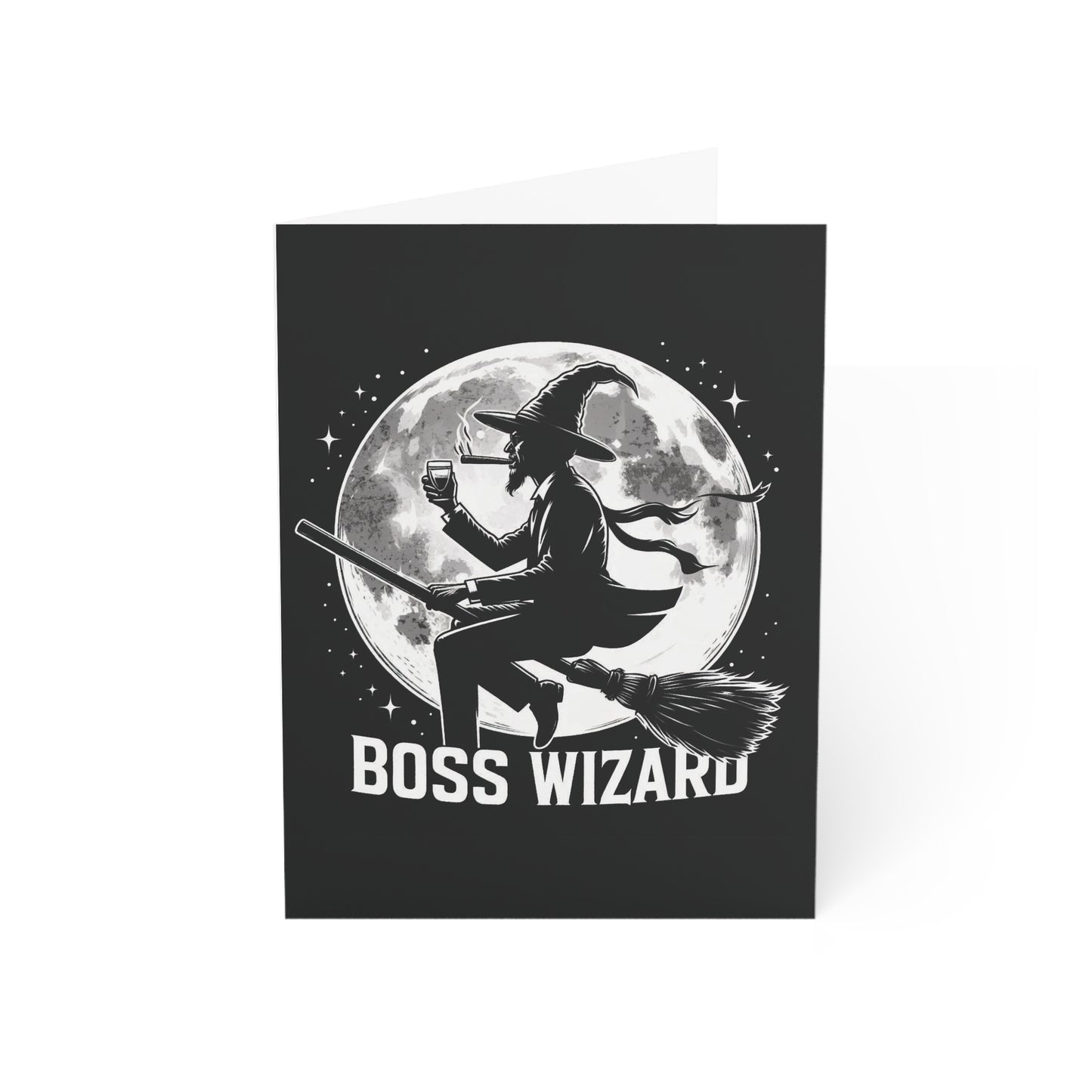 Boss Wizard - Alternative Greeting Card