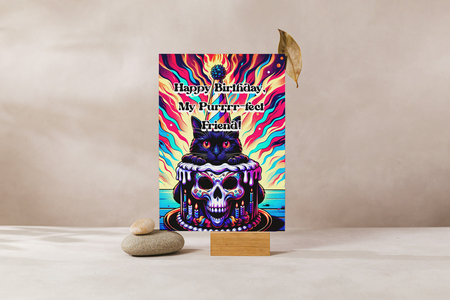 My Purrr-fect Friend - Alternative Birthday Wishes Card