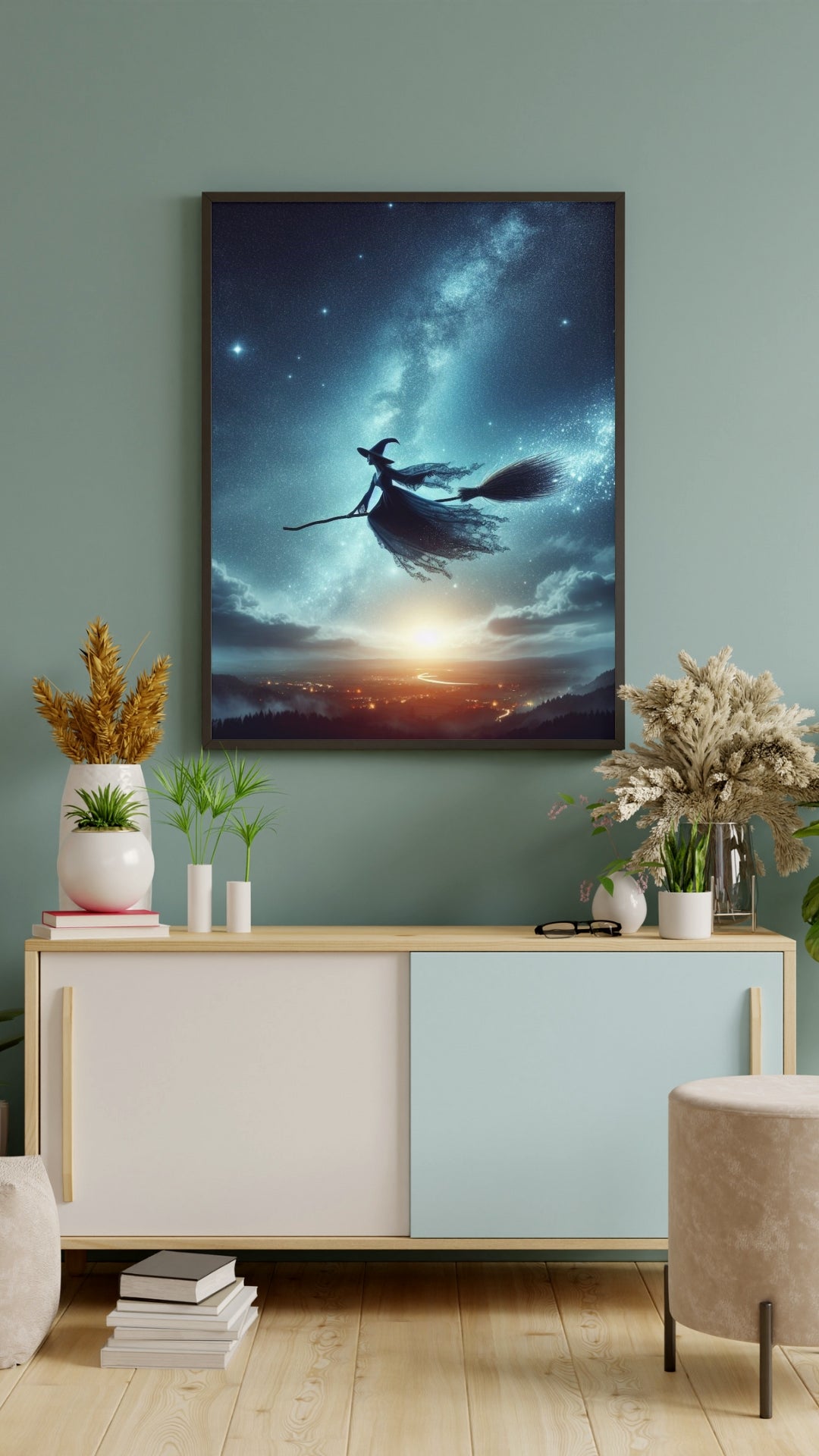 Riding Free - Gothic Framed Matte Canvas Print