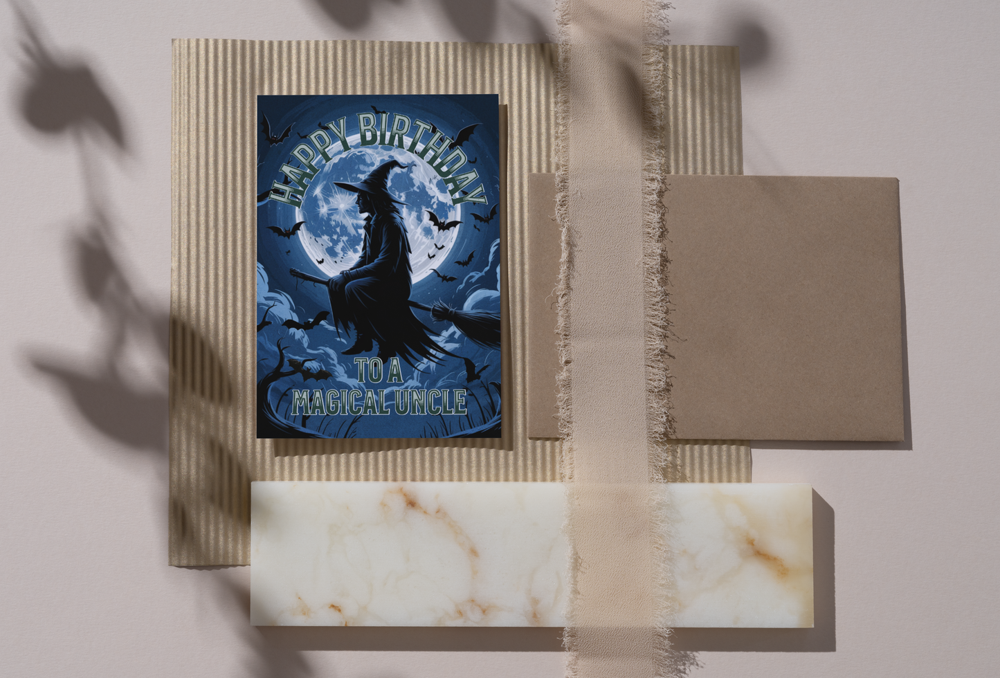 Magical Uncle - Alternative Birthday Wishes Card