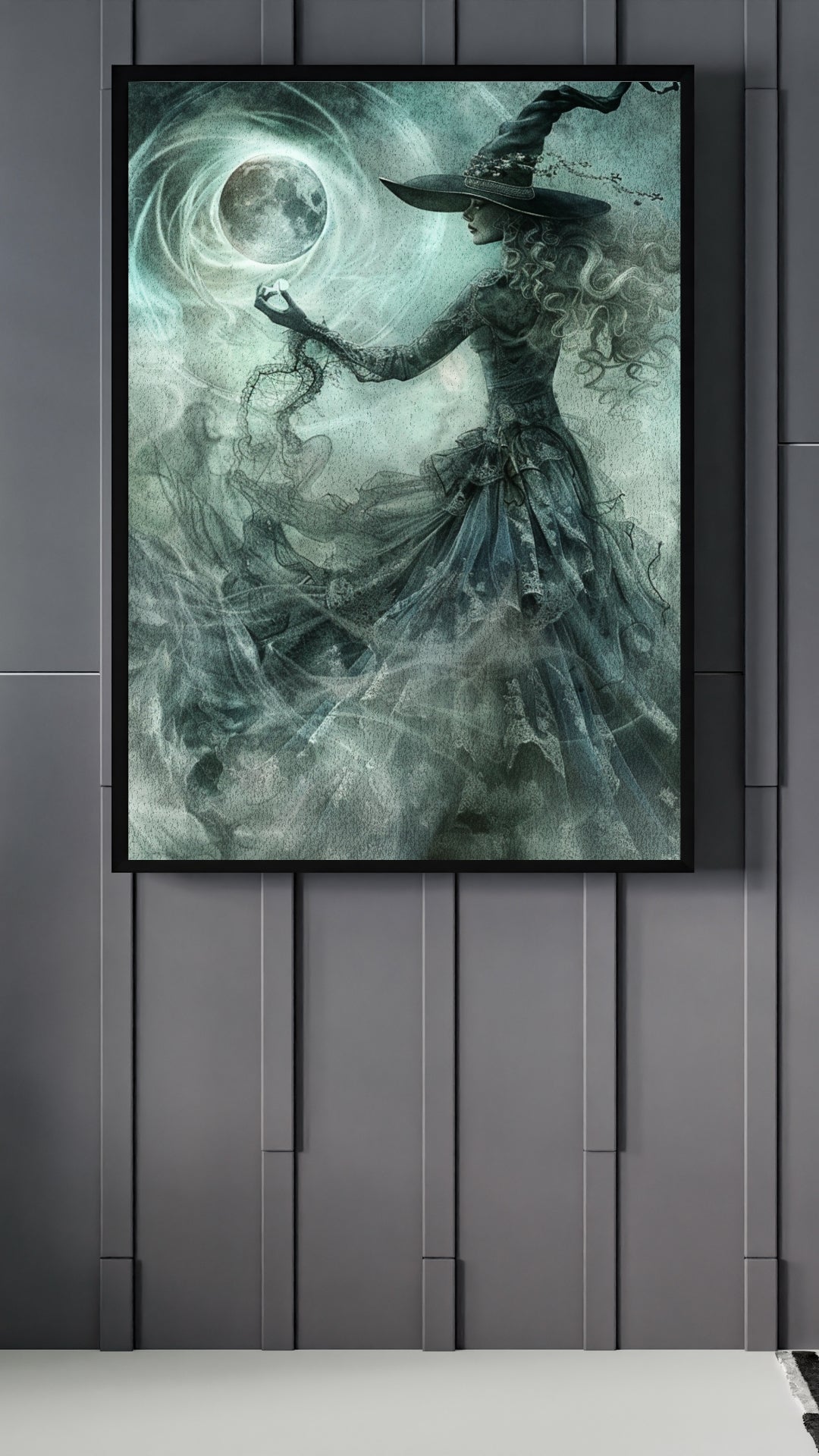Spellcraft Secrets - Gothic Framed Matte Canvas Print
