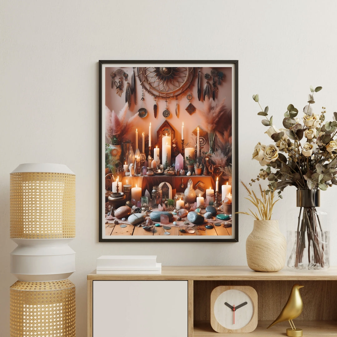 Sacred Space - Framed Matte Canvas Print
