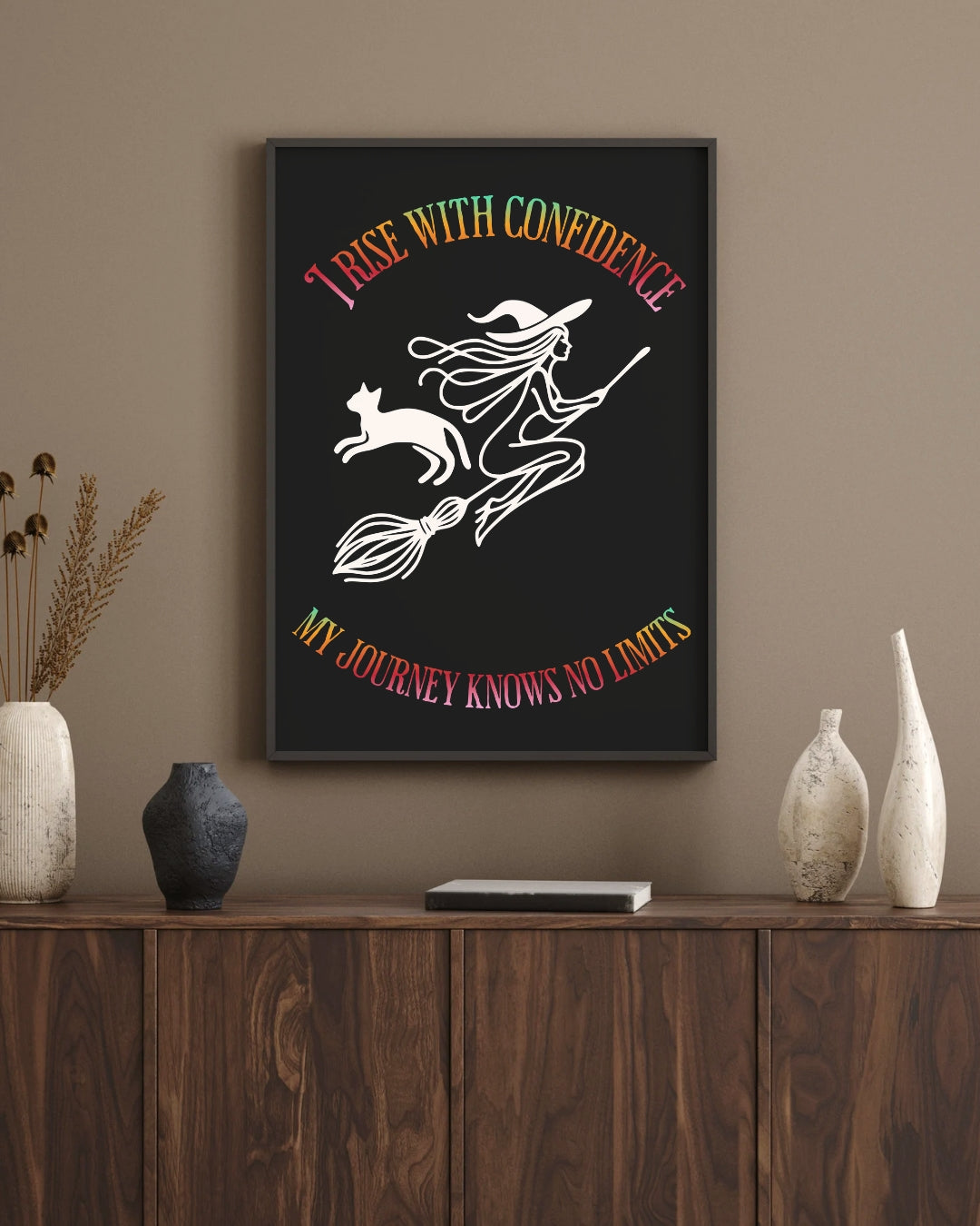 No limits - Gothic Framed Matte Canvas Print