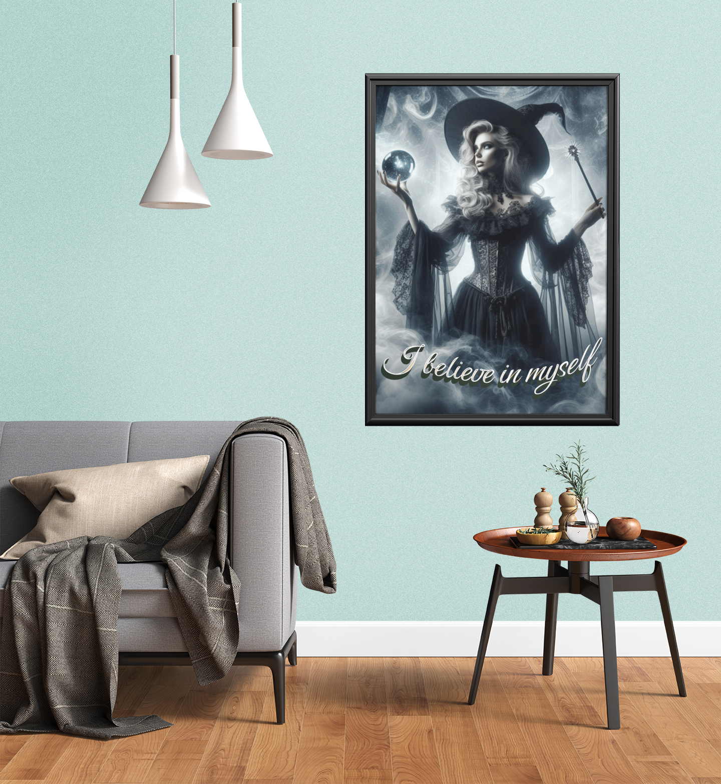 I Believe in Myself - Framed Matte Canvas Print