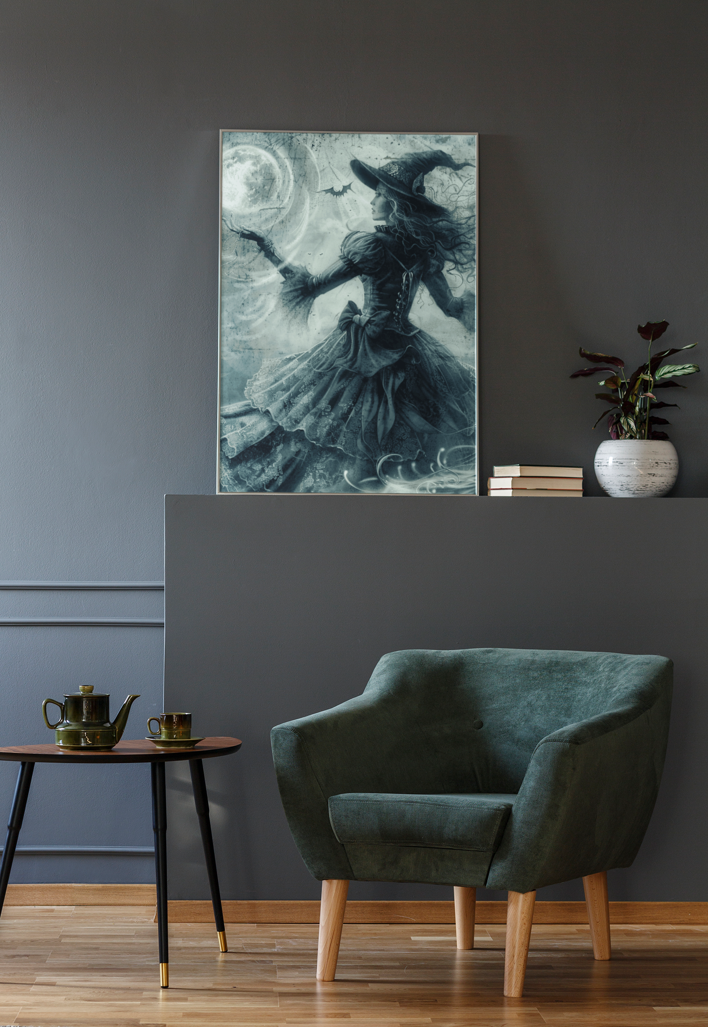 Enchanted Elegance - Framed Matte Canvas Print