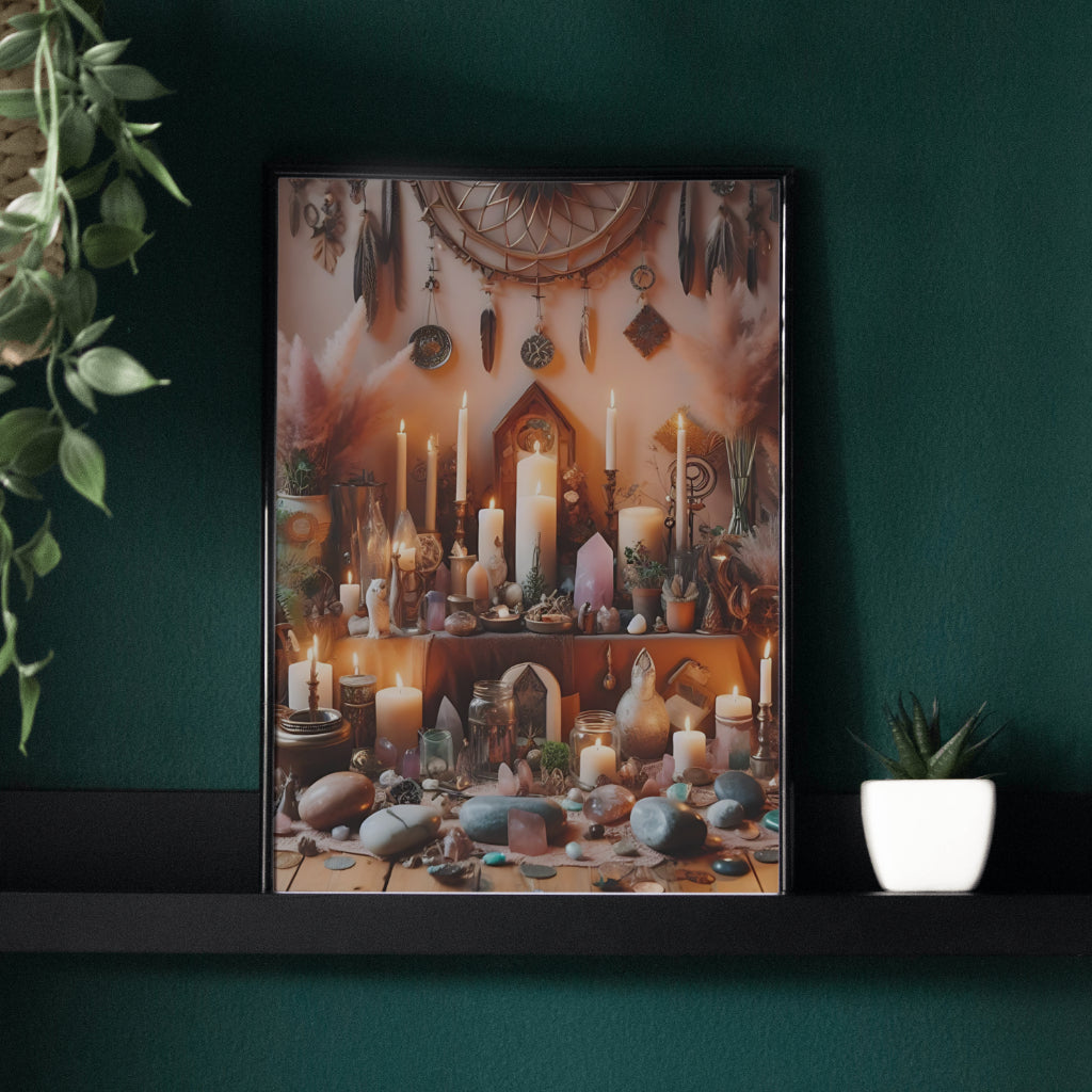Sacred Space - Framed Matte Canvas Print