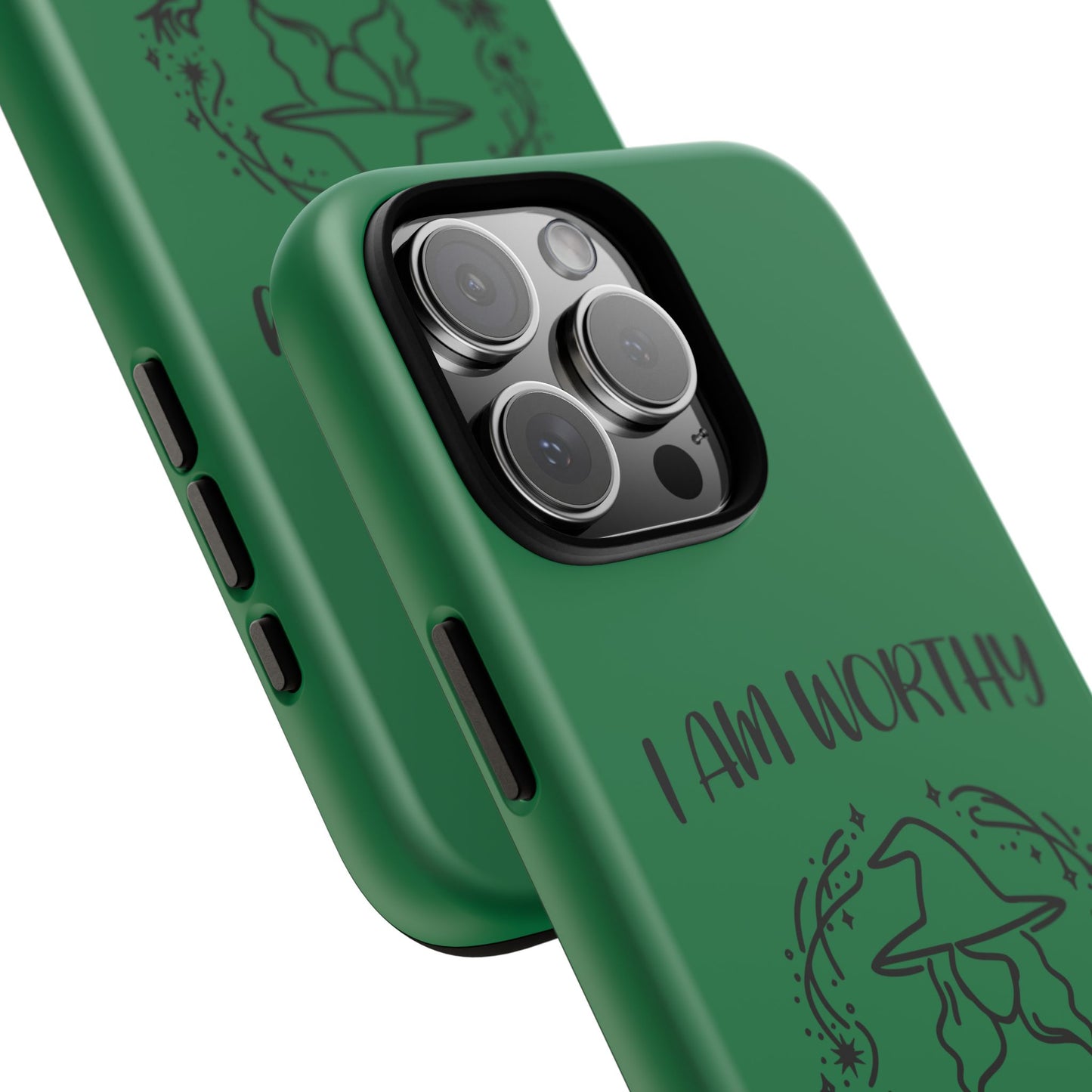 I Am Worthy - Tough Cases - Green - For Samsung, Pixel & iPhone