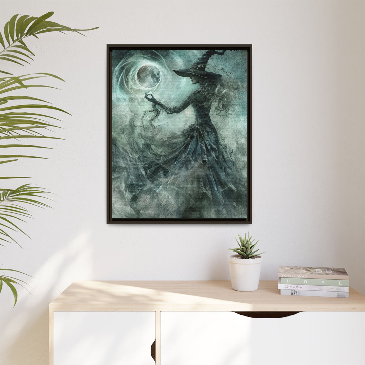 Spellcraft Secrets - Gothic Framed Matte Canvas Print