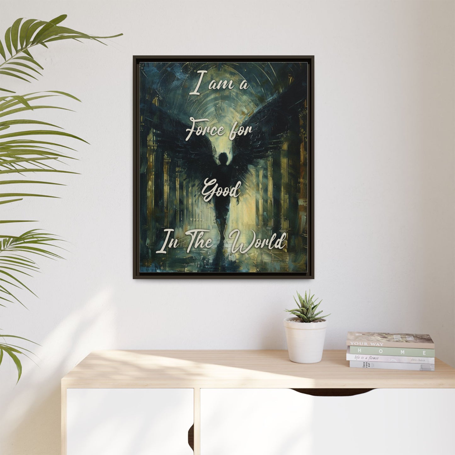 Force for Good - Gothic Framed Matte Canvas Print