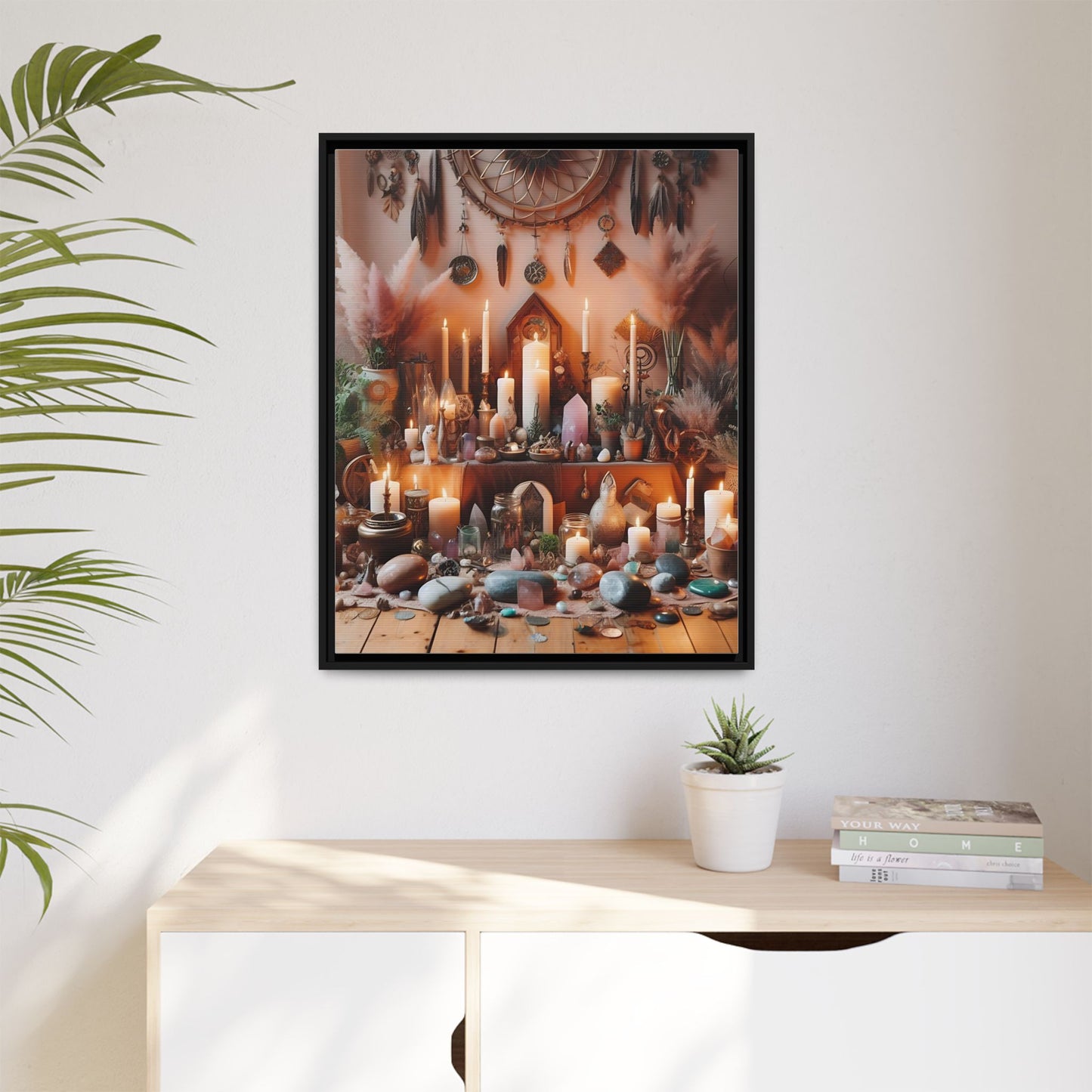 Sacred Space - Framed Matte Canvas Print