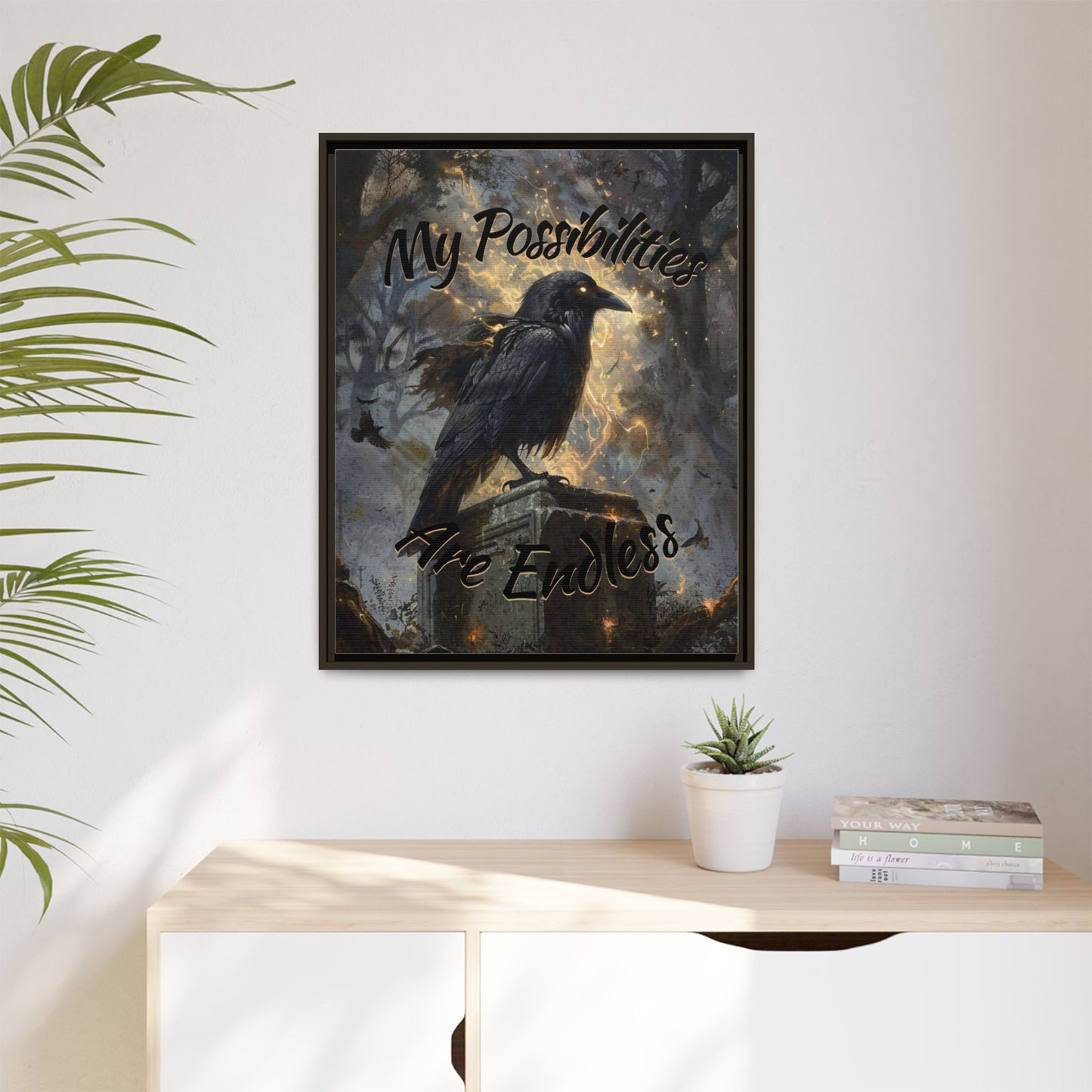 Endless Possibilities - Gothic Framed Matte Canvas Print