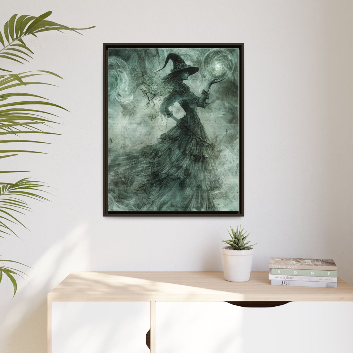 Witch's Wisdom - Framed Matte Canvas Print