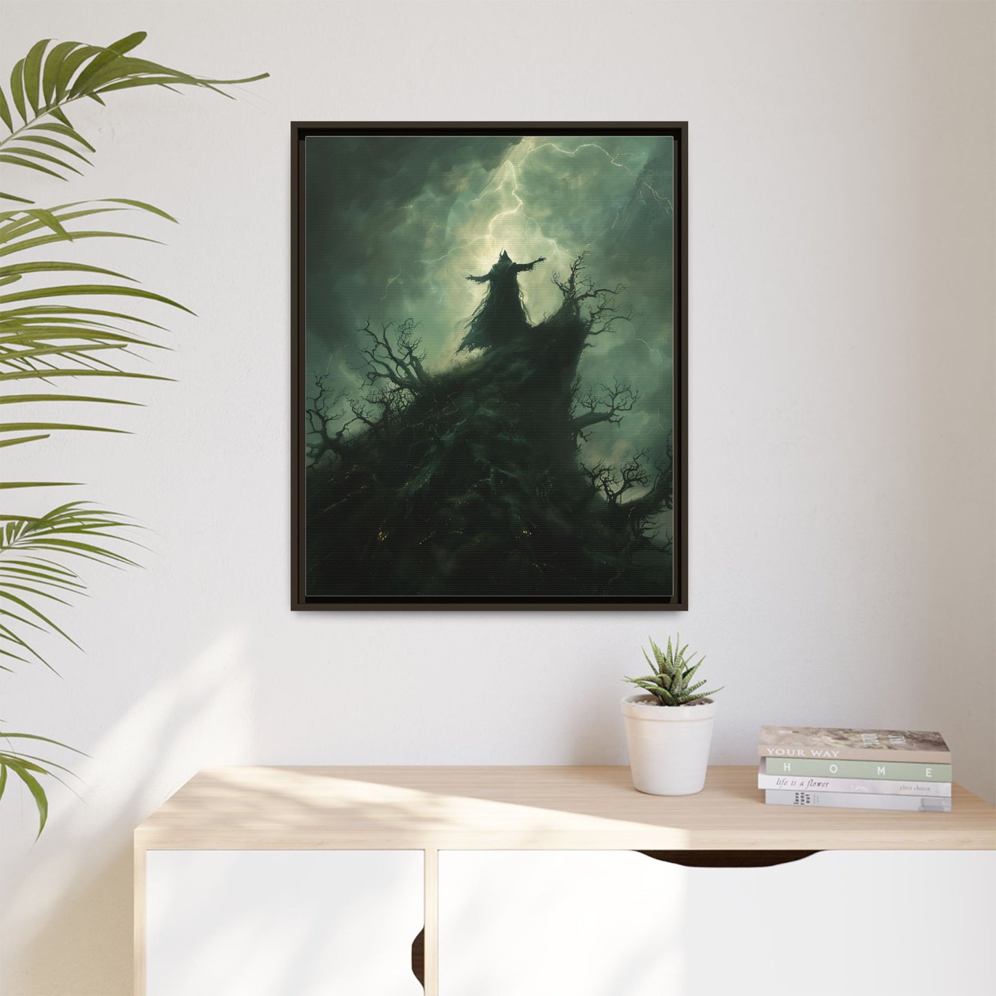 Stormcaller - Framed Matte Canvas Art