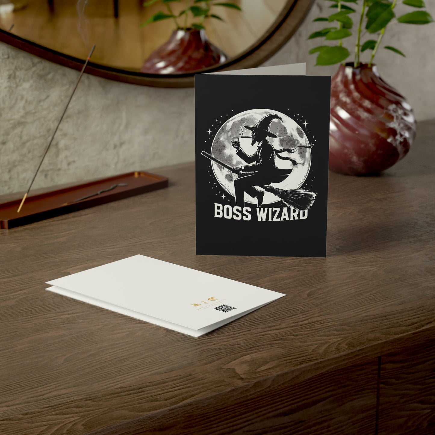Boss Wizard - Alternative Greeting Card