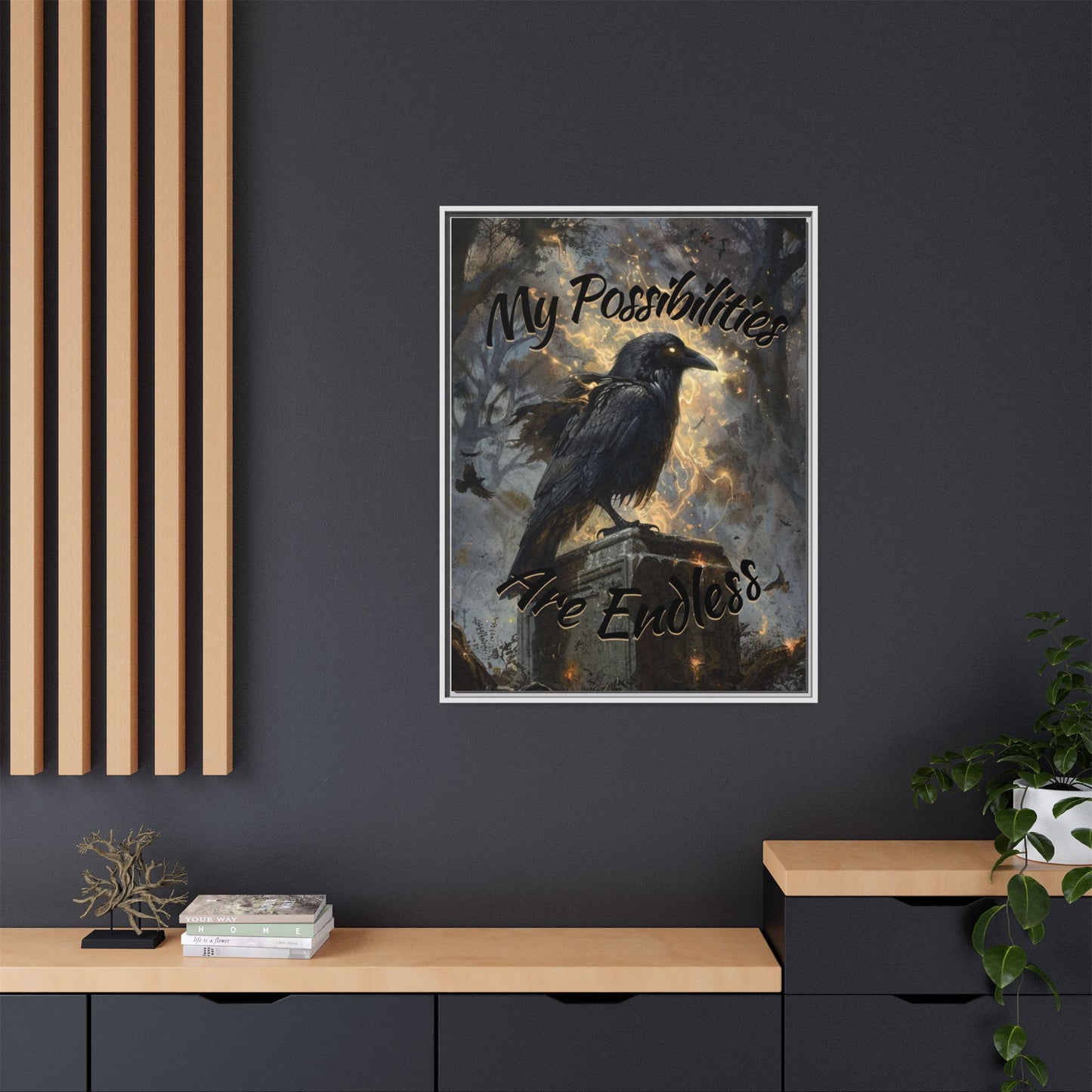 Endless Possibilities - Gothic Framed Matte Canvas Print
