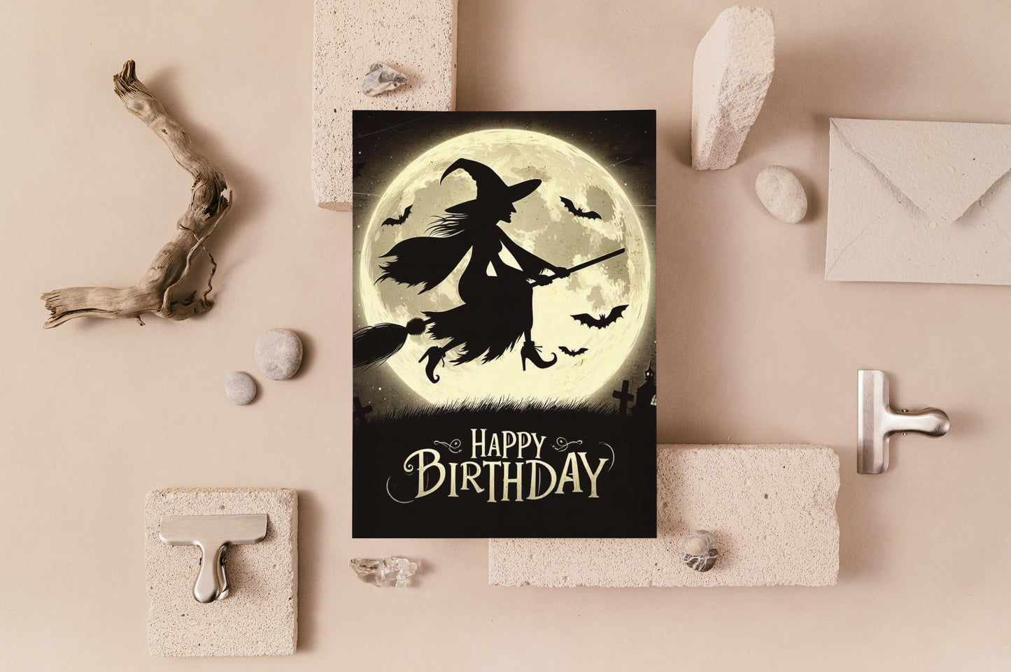 Dusk Witch - Alternative Birthday Wishes Card