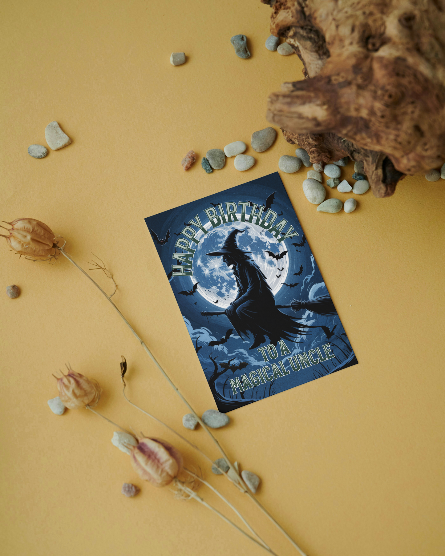 Magical Uncle - Alternative Birthday Wishes Card