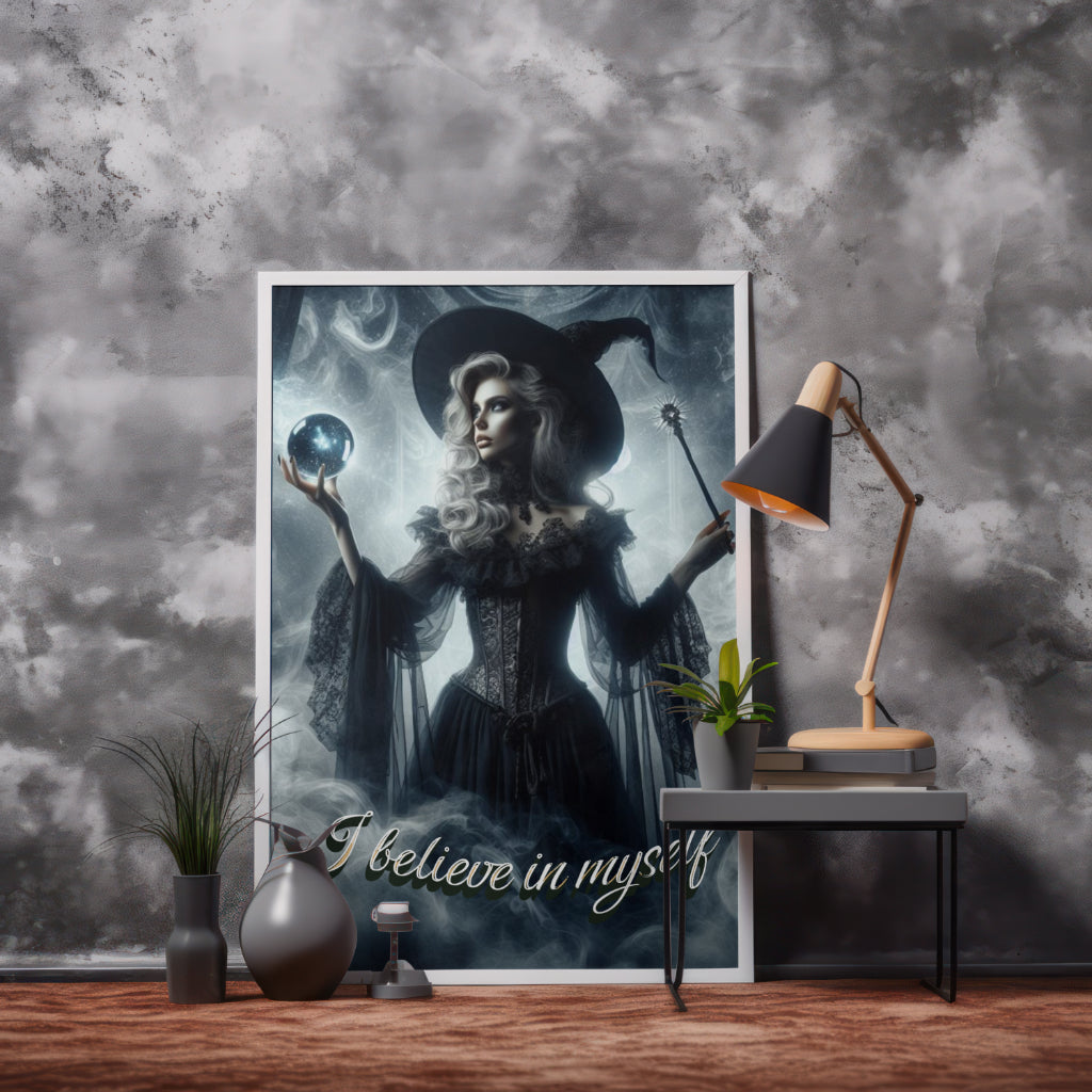 I Believe in Myself - Framed Matte Canvas Print