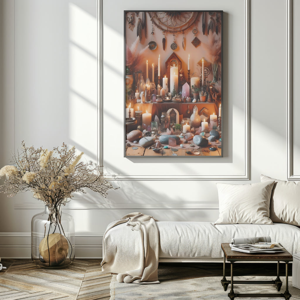 Sacred Space - Framed Matte Canvas Print