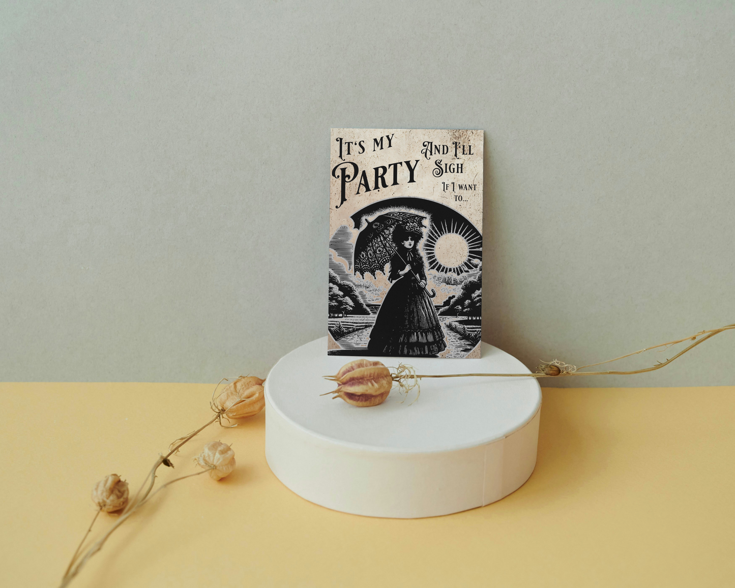 It's my Party - Alternative Birthday Wishes Card