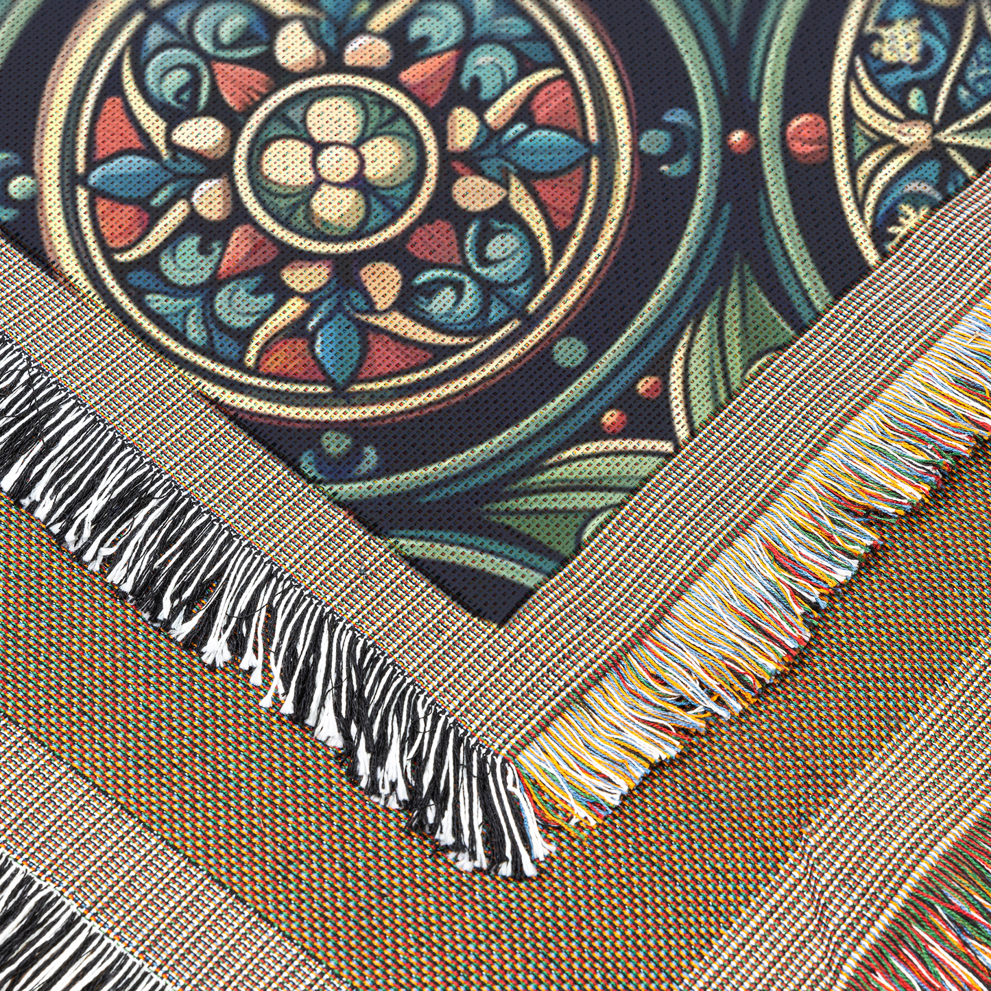 Eclipse Mourning - Woven Throw Blanket