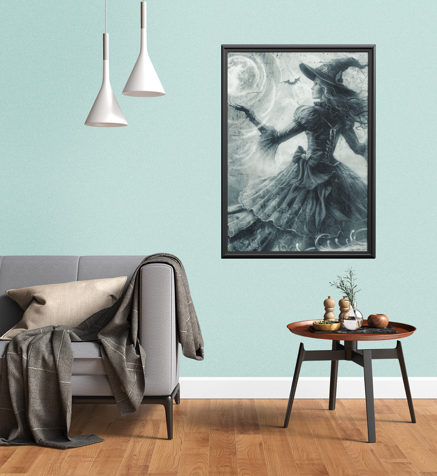 Enchanted Elegance - Framed Matte Canvas Print