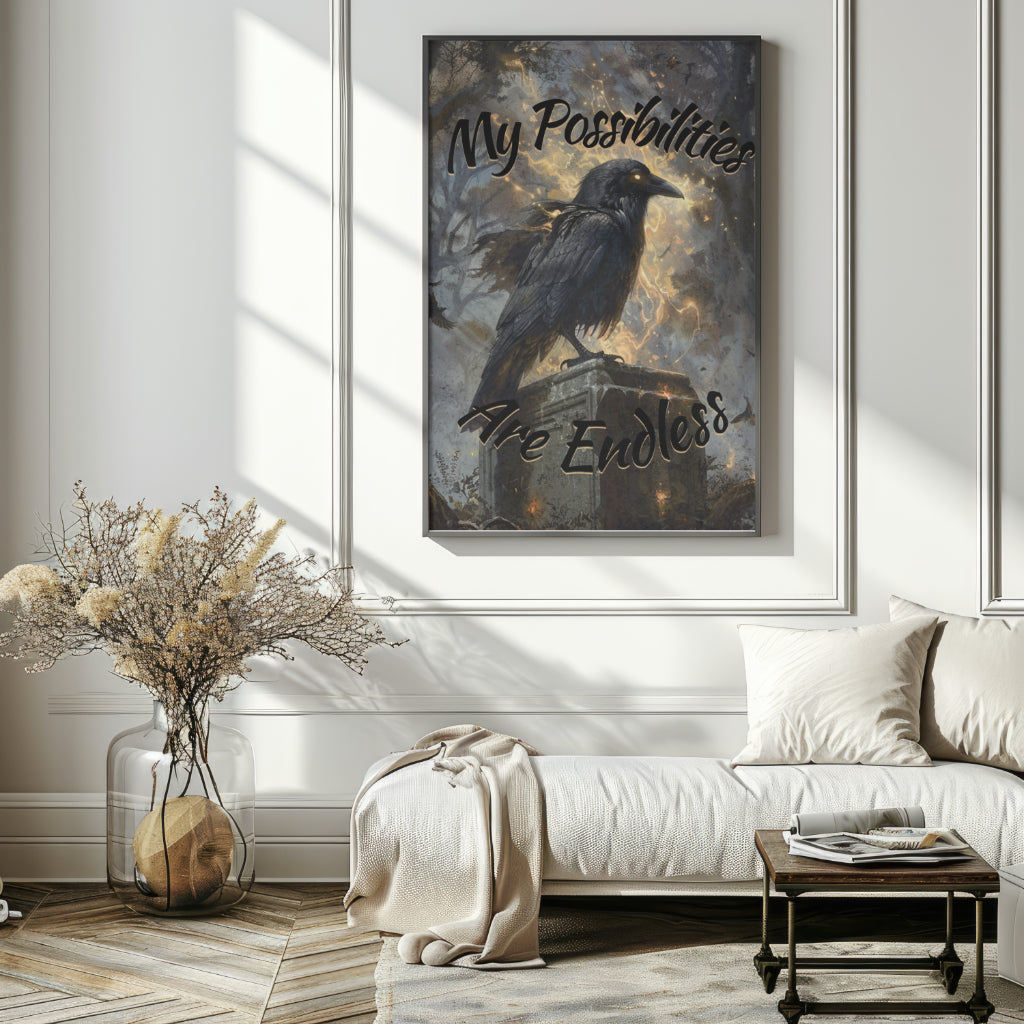 Endless Possibilities - Gothic Framed Matte Canvas Print