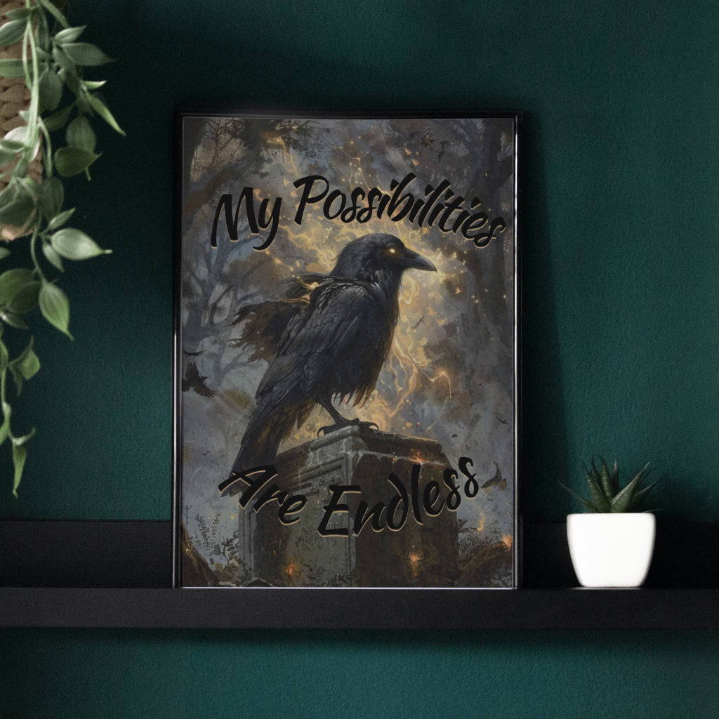 Endless Possibilities - Gothic Framed Matte Canvas Print