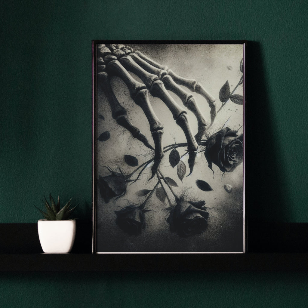 Eternal Decay - Framed Matte Canvas Art