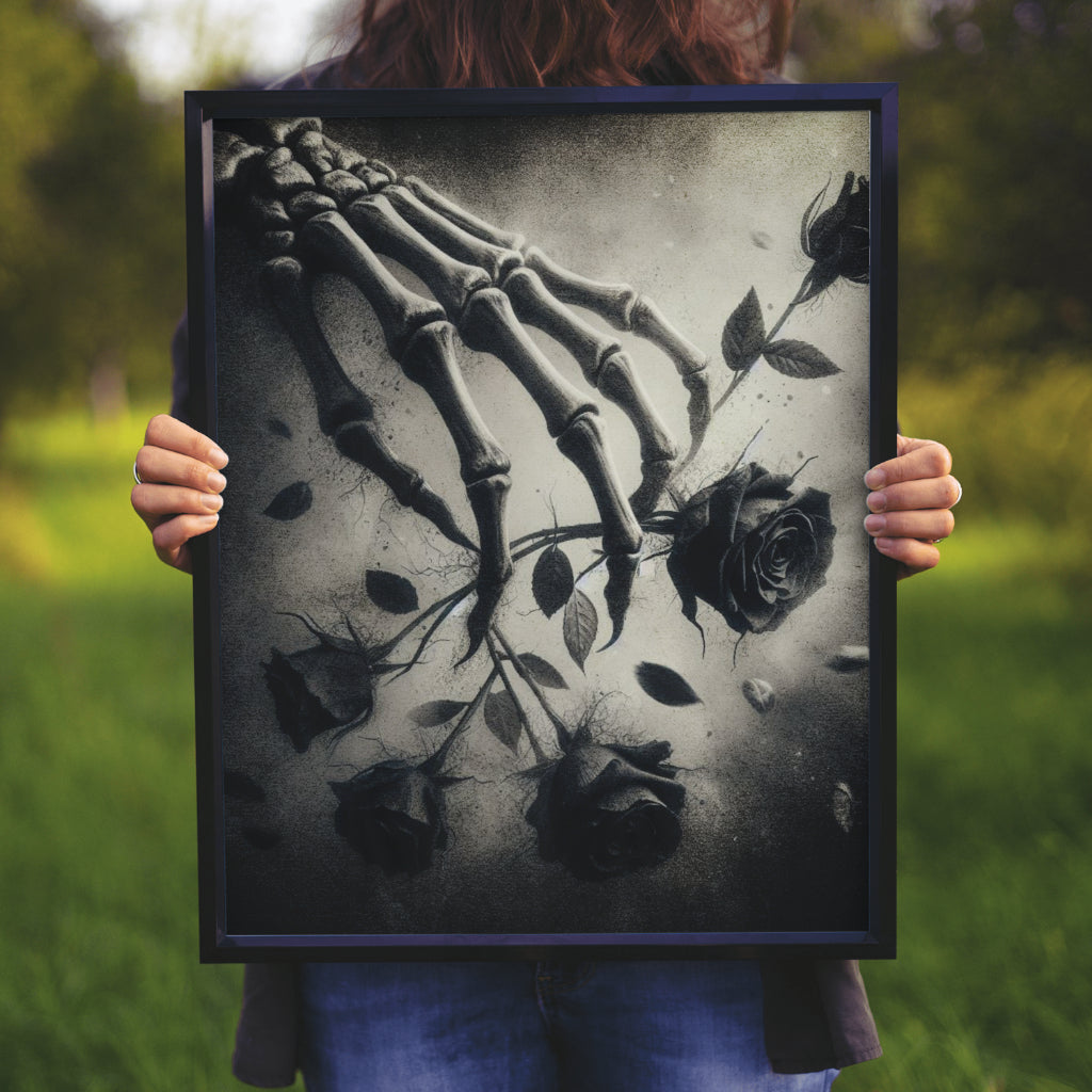 Eternal Decay - Framed Matte Canvas Art
