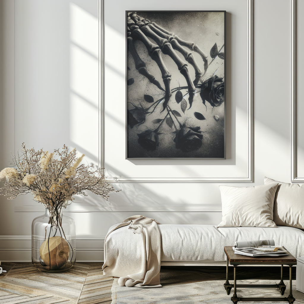 Eternal Decay - Framed Matte Canvas Art