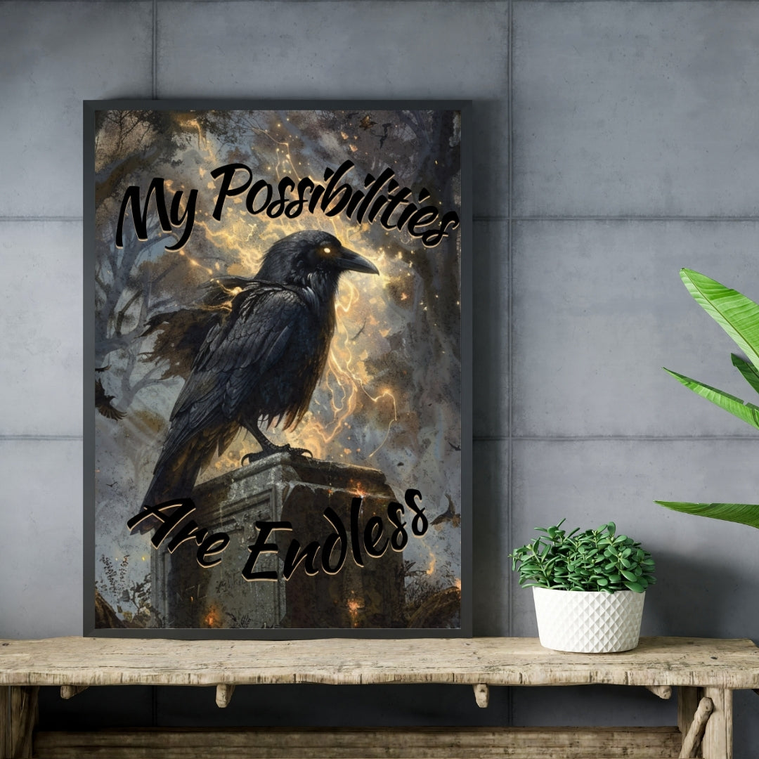 Endless Possibilities - Gothic Framed Matte Canvas Print