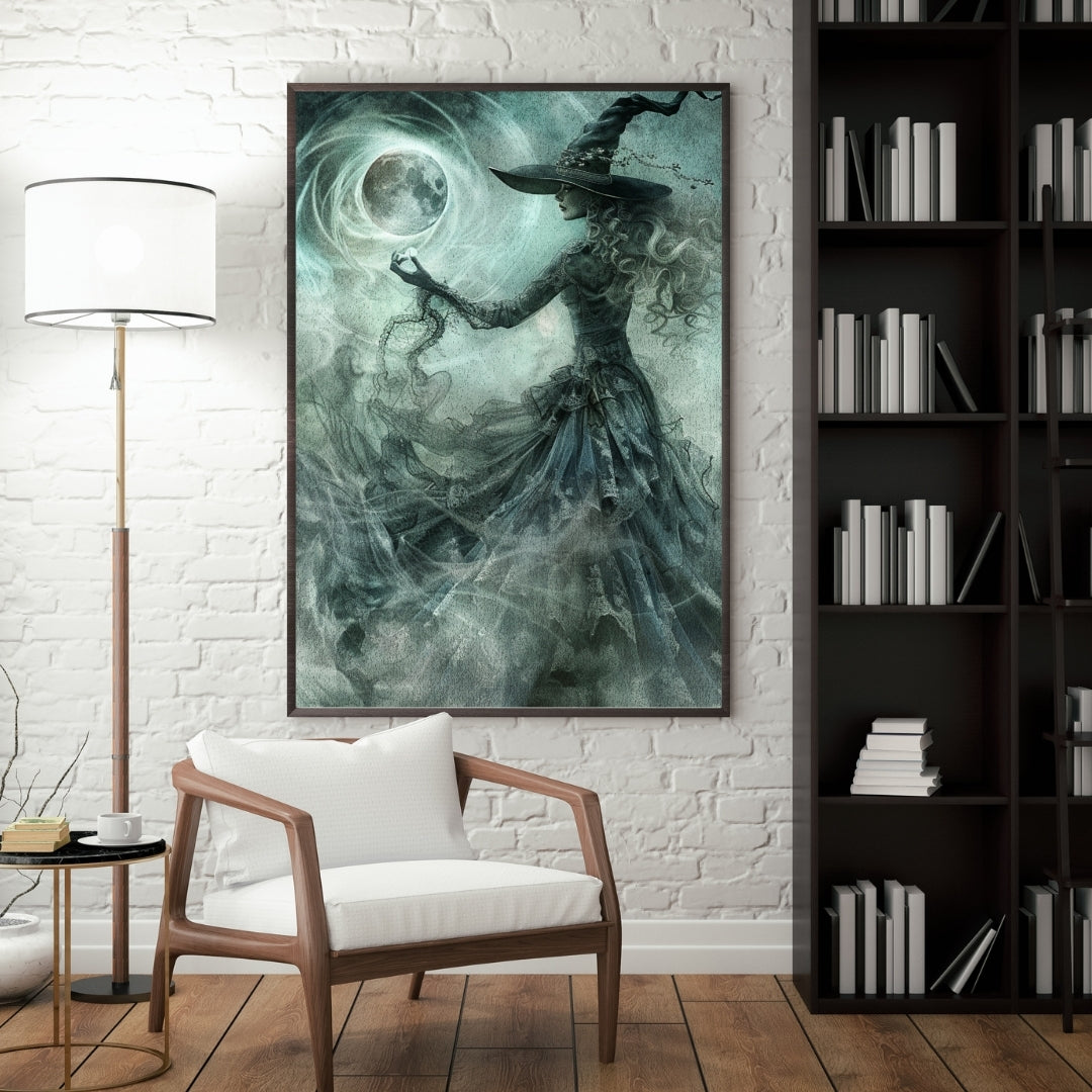 Spellcraft Secrets - Gothic Framed Matte Canvas Print
