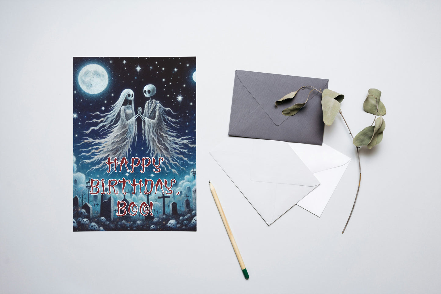 Happy Birthday, Boo - Alternative Birthday Wishes Card